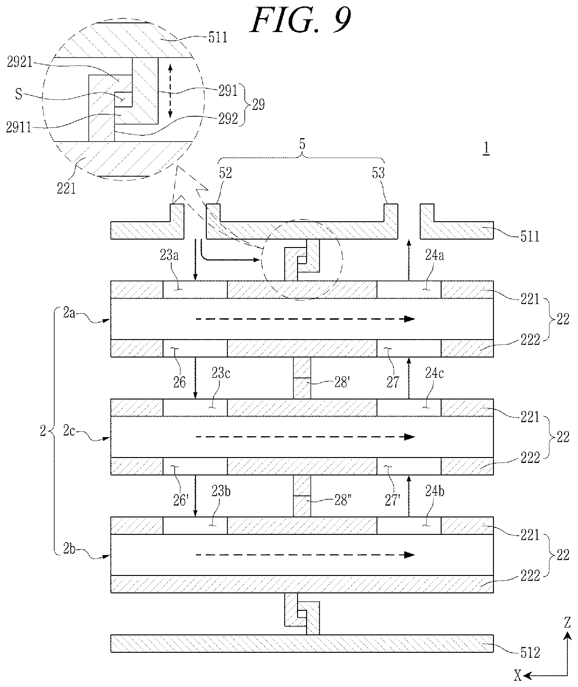 Patent US12592403 Figure 8 – Humidifier system for fuel cell