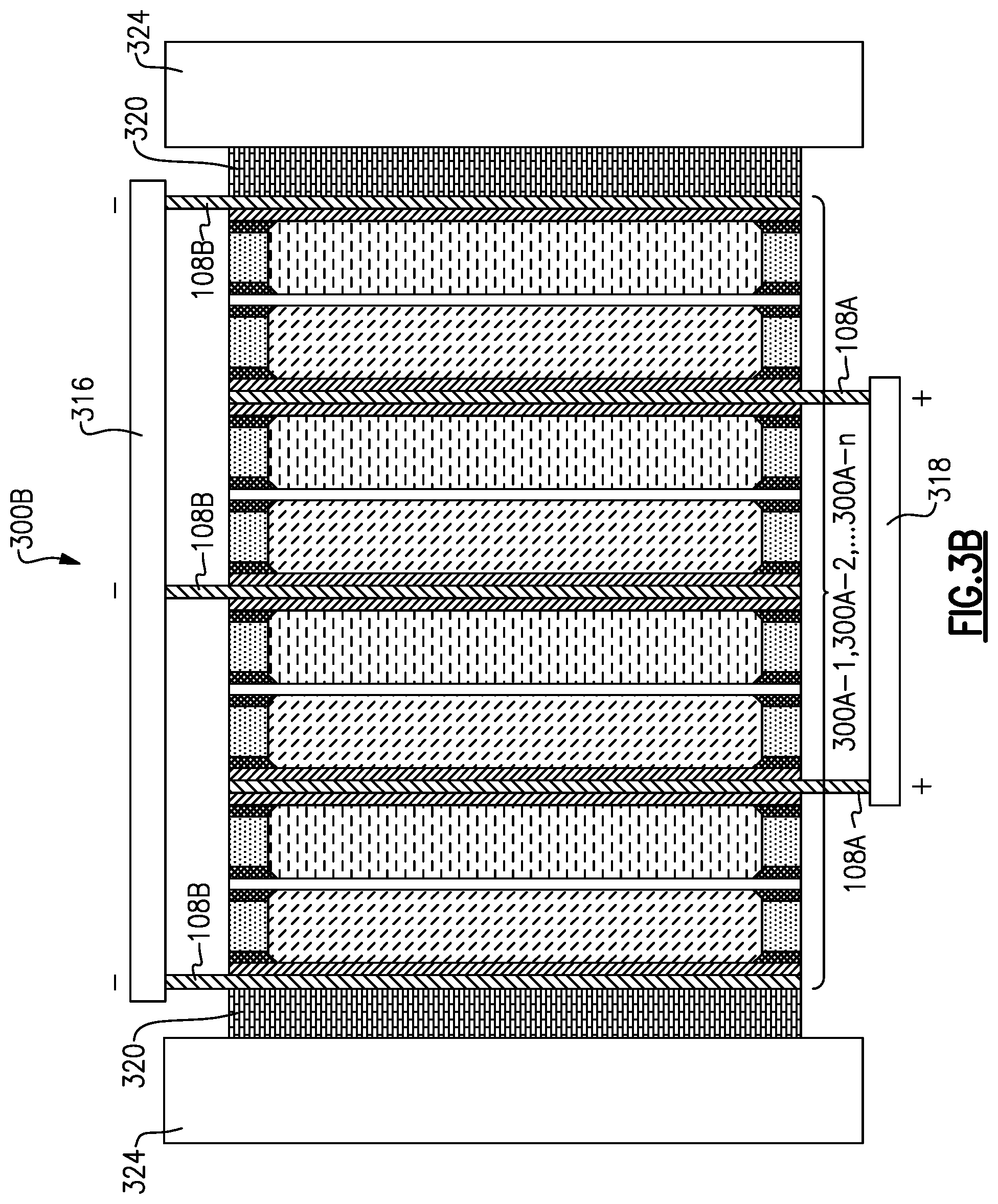 Patent US12592405 Figure 5 – Connections for redox battery integration