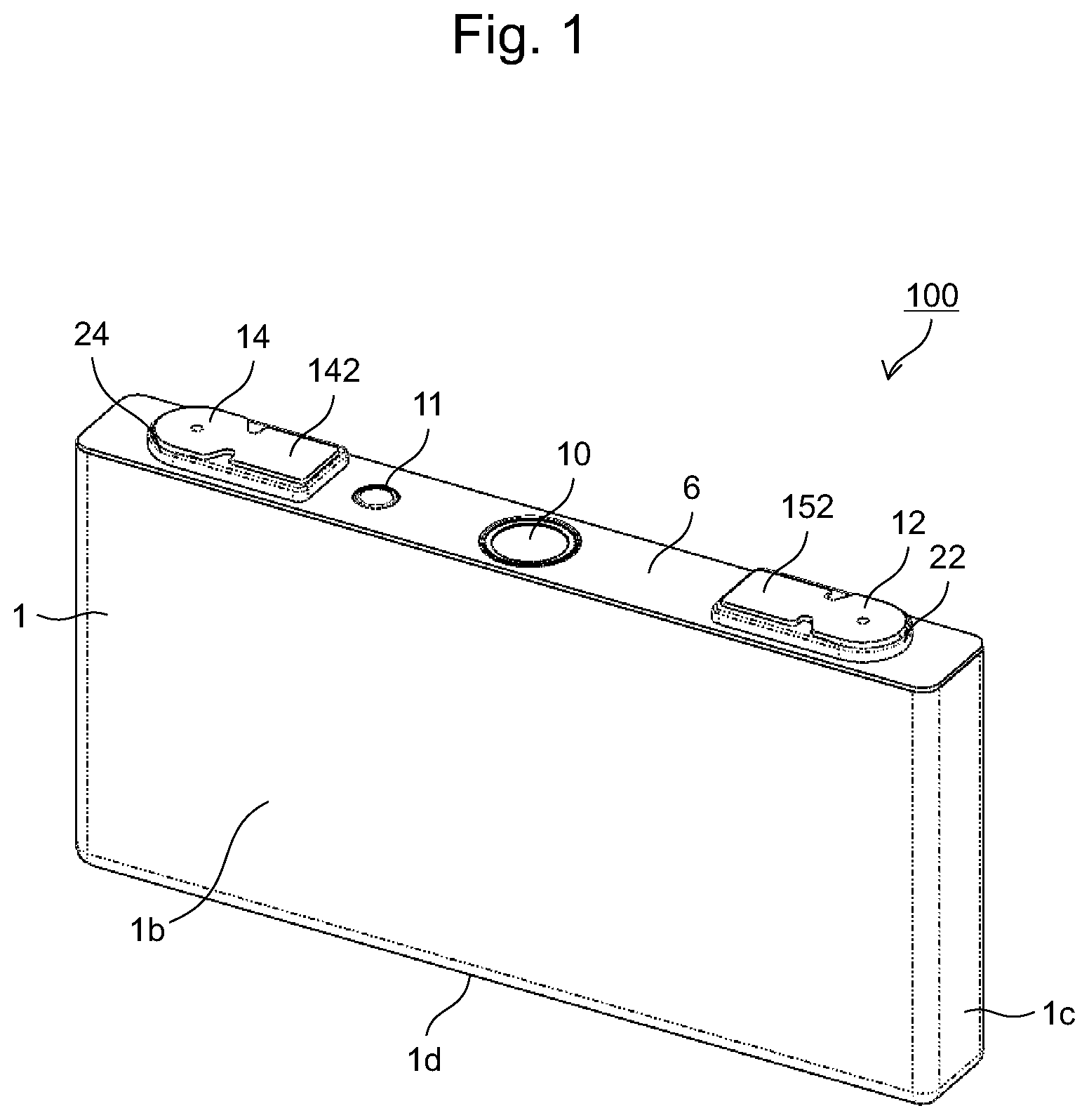 Patent US12592412 Figure 1 – Lithium ion secondary battery and method for producing same