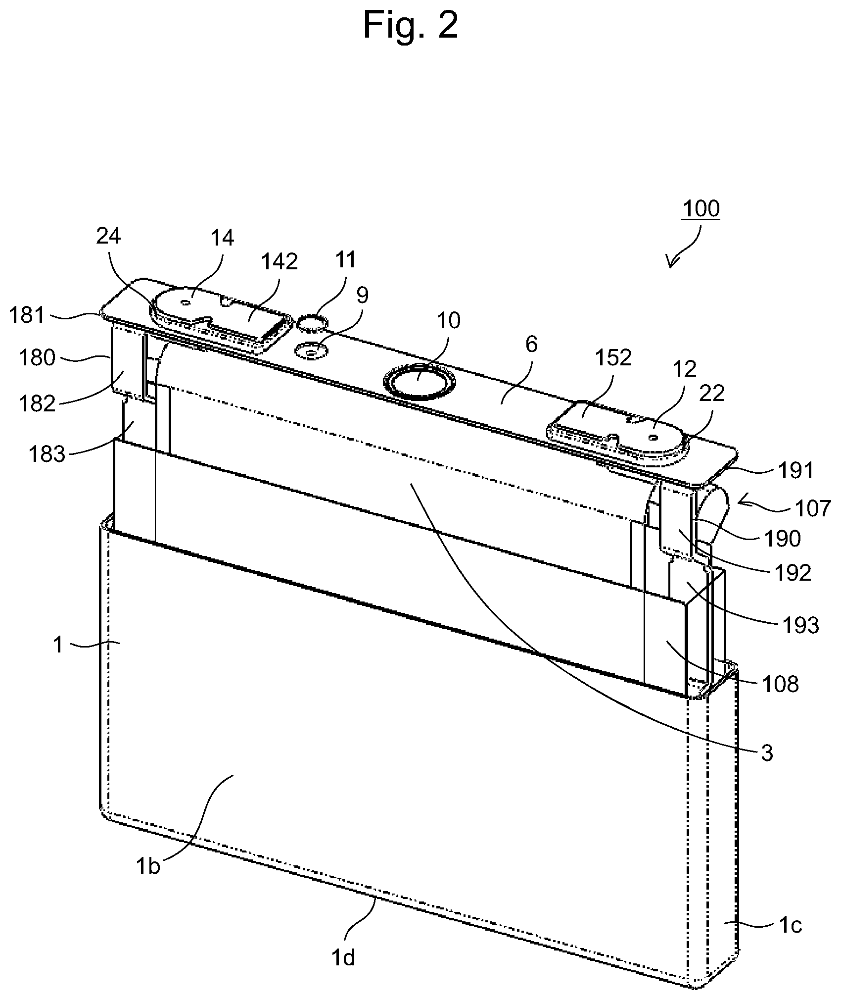 Patent US12592412 Figure 2 – Lithium ion secondary battery and method for producing same