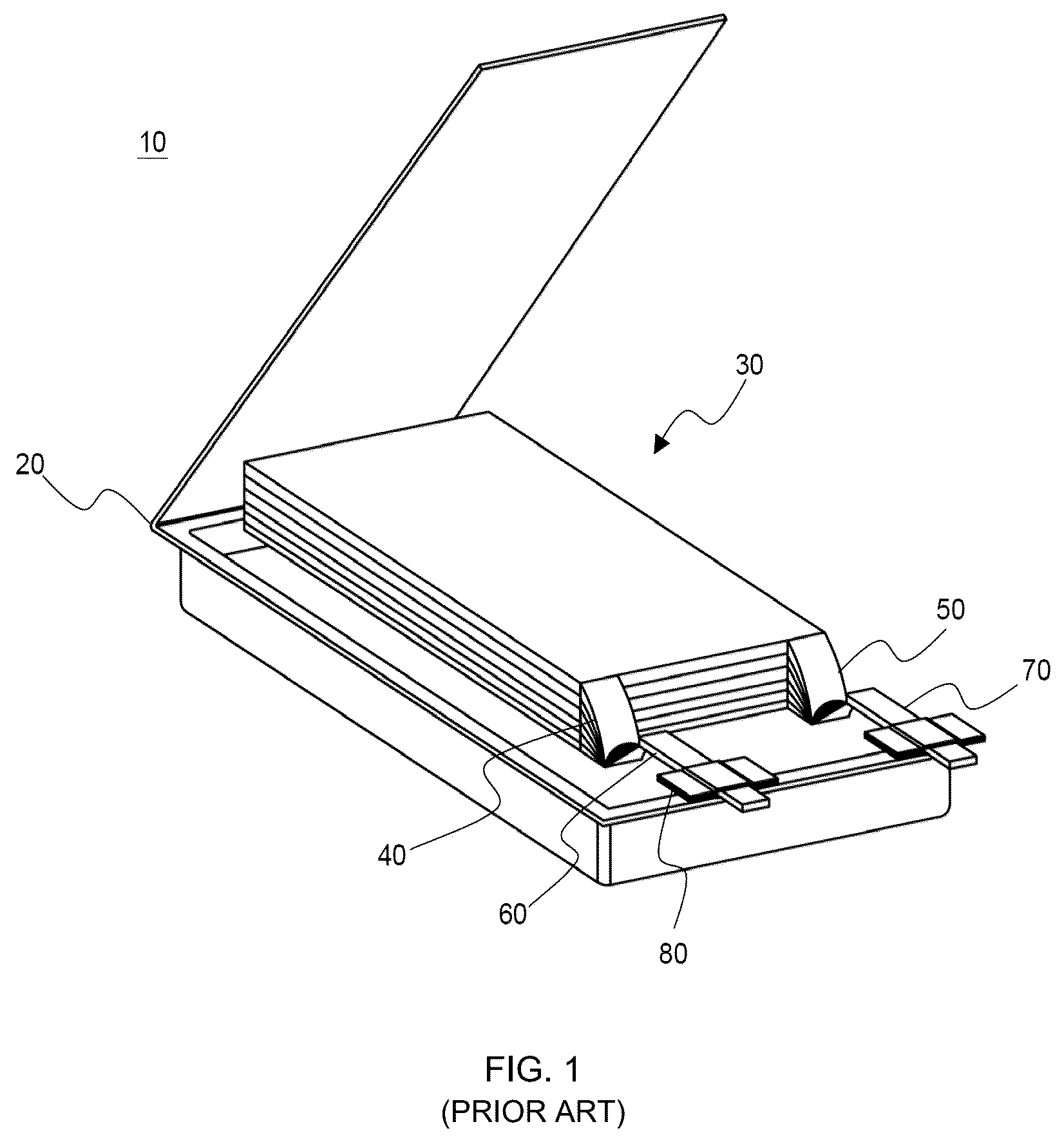 Patent US12592419 — Pouch type case and battery pack including the same — Figure 1