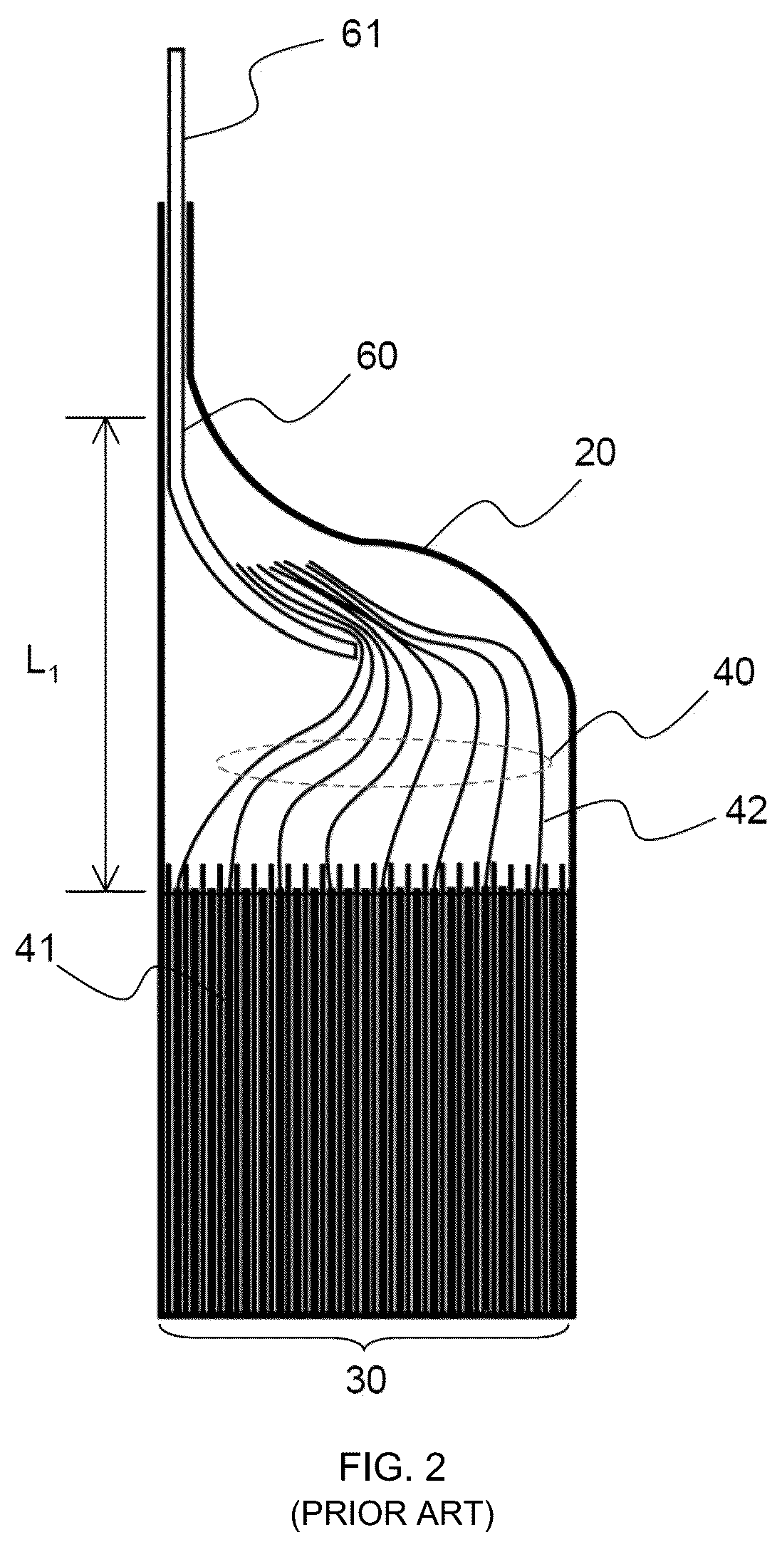 Patent US12592419 Figure 2 – Pouch type case and battery pack including the same