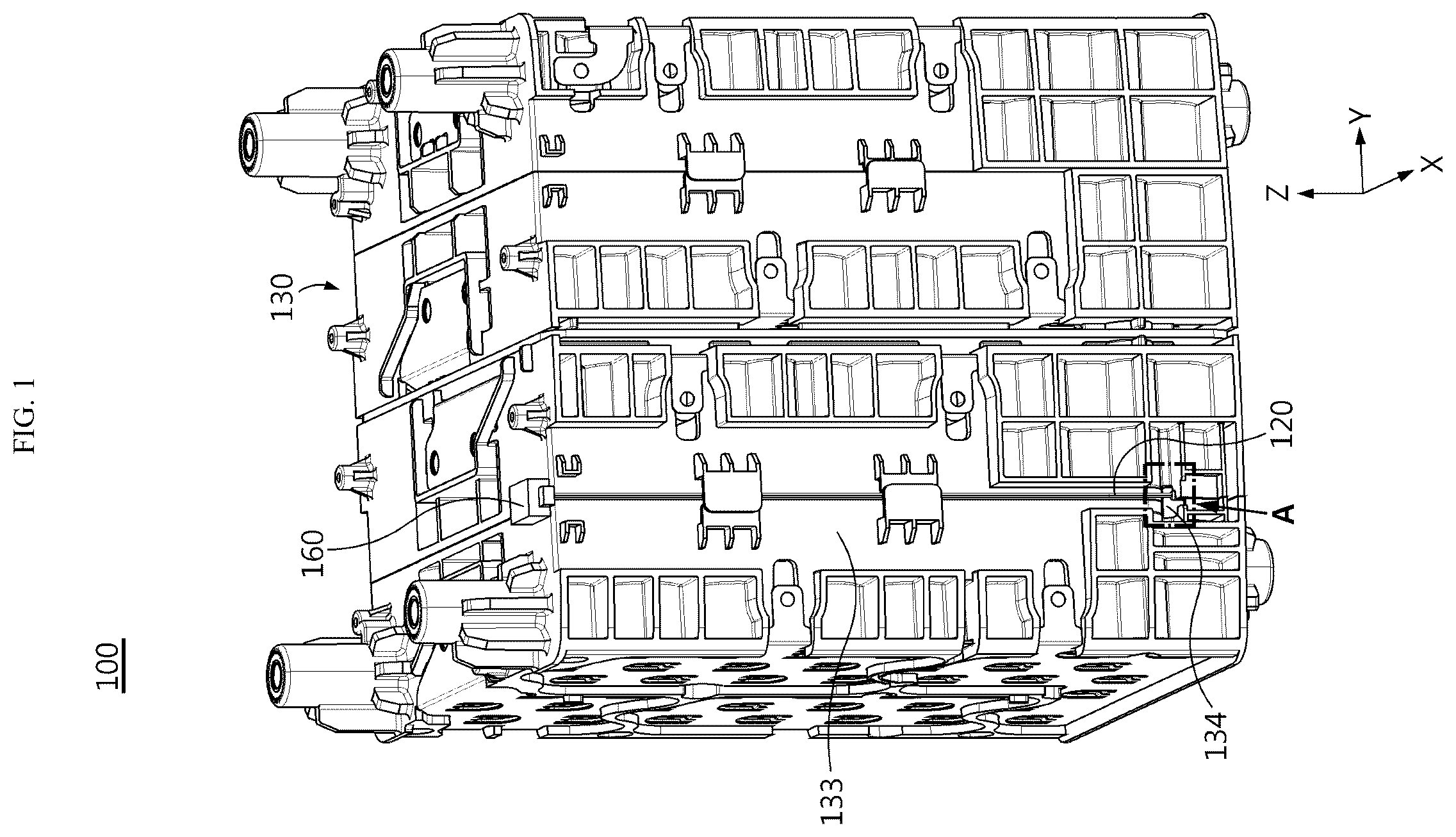 Patent US12592421 Figure 1 – Battery pack, electronic device and vehicle