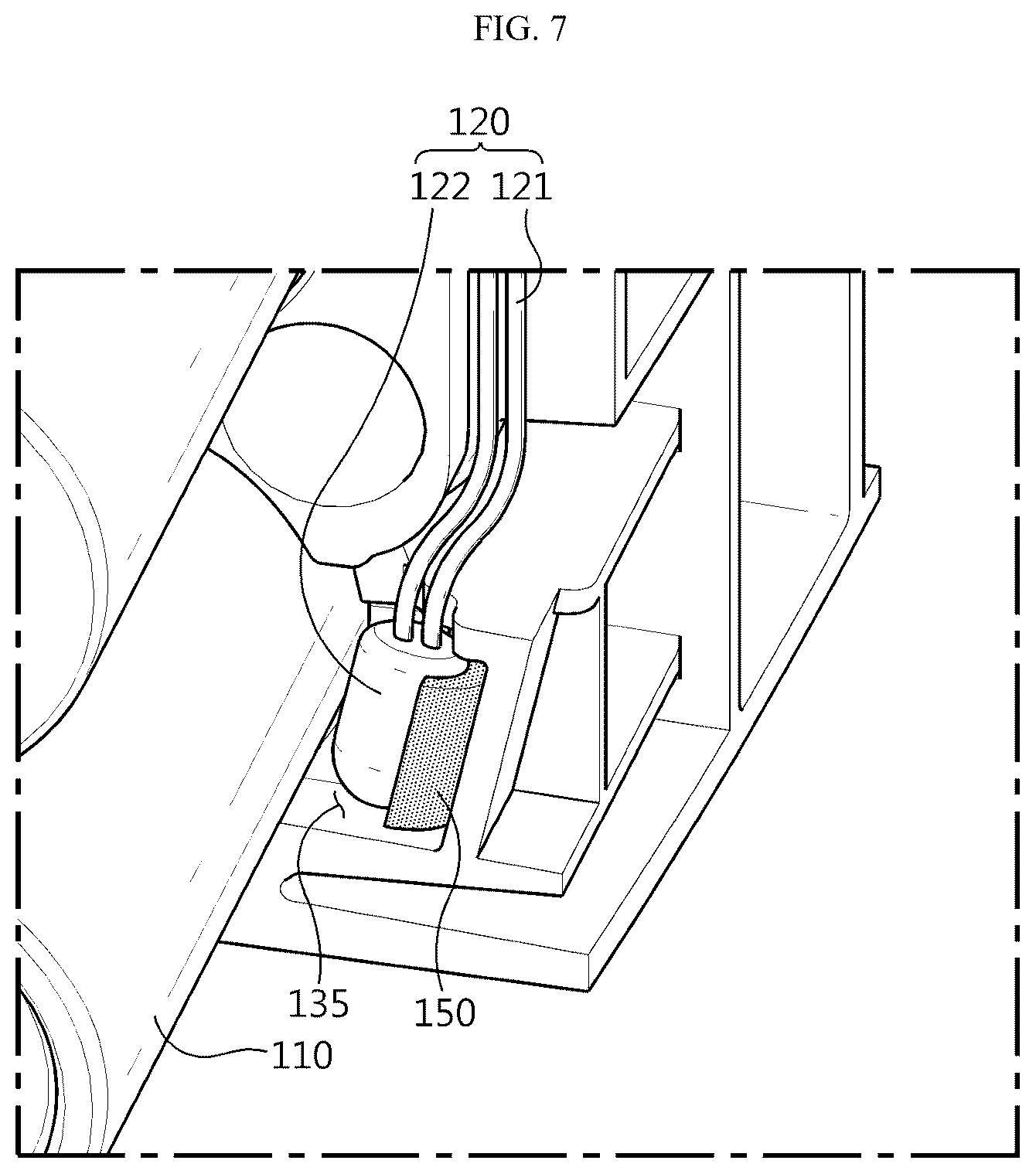 Patent US12592421 Figure 7 – Battery pack, electronic device and vehicle