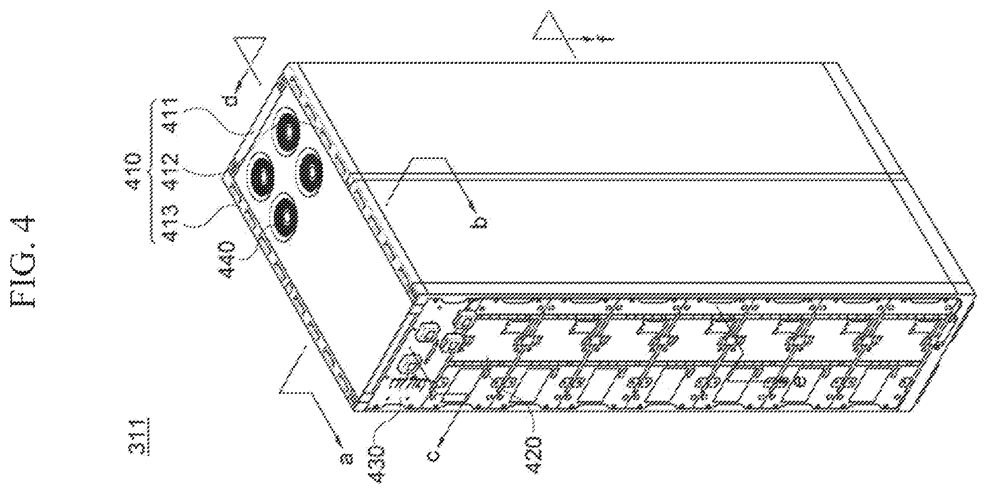 Patent US12592422 Figure 4 – Battery fire detection device and energy storage system determining a risk of fire or a fire