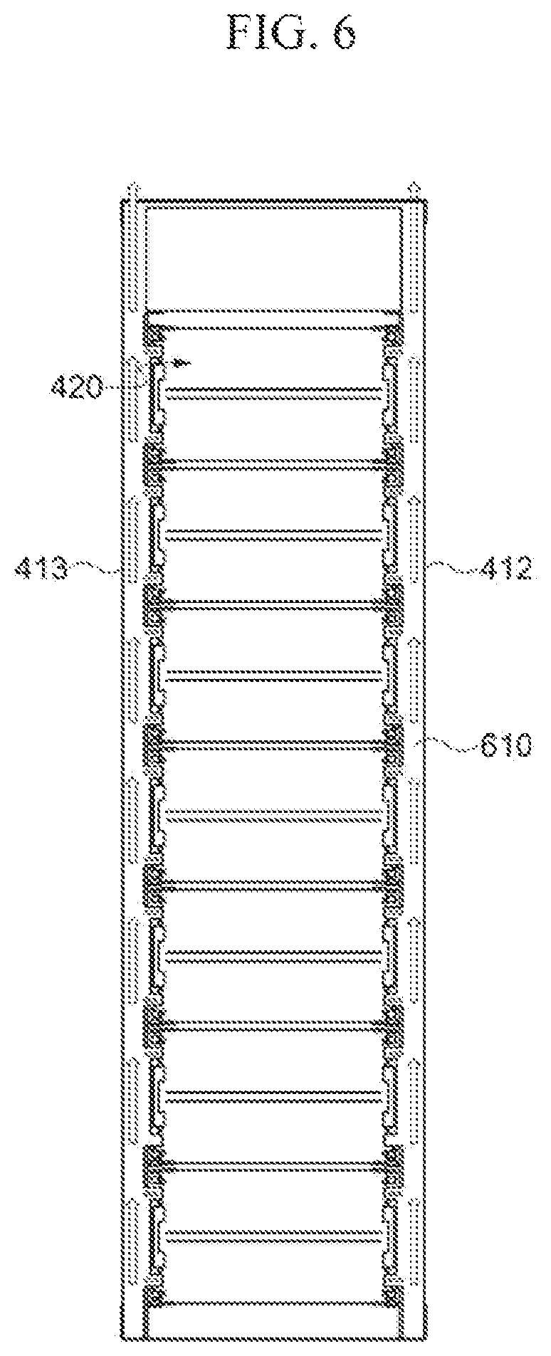 Patent US12592422 Figure 6 – Battery fire detection device and energy storage system determining a risk of fire or a fire