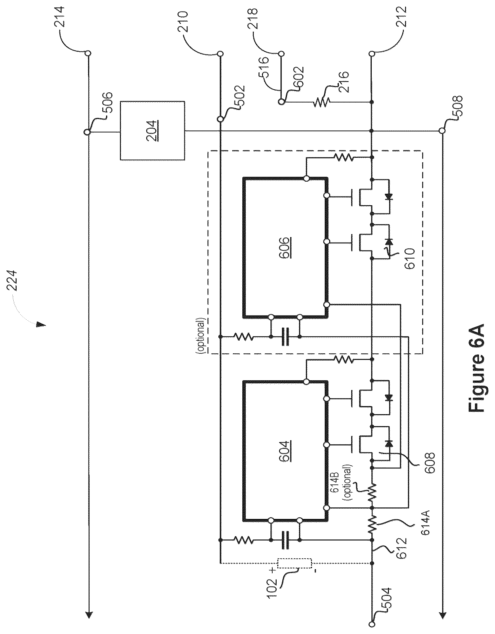 Patent US12592427 Figure 6 – Battery pack with integrated heater