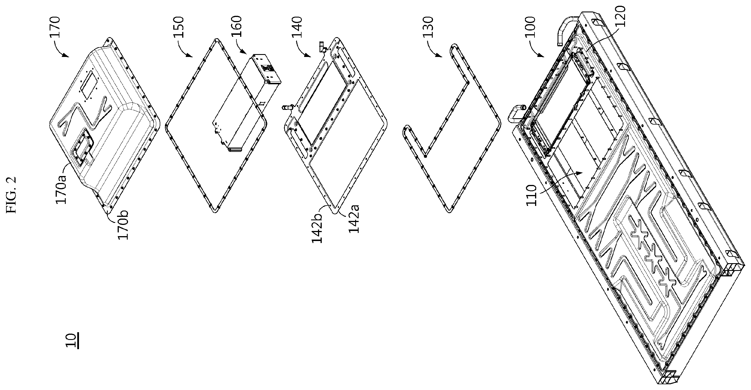Patent US12592430 Figure 2 – Battery pack and vehicle comprising the same
