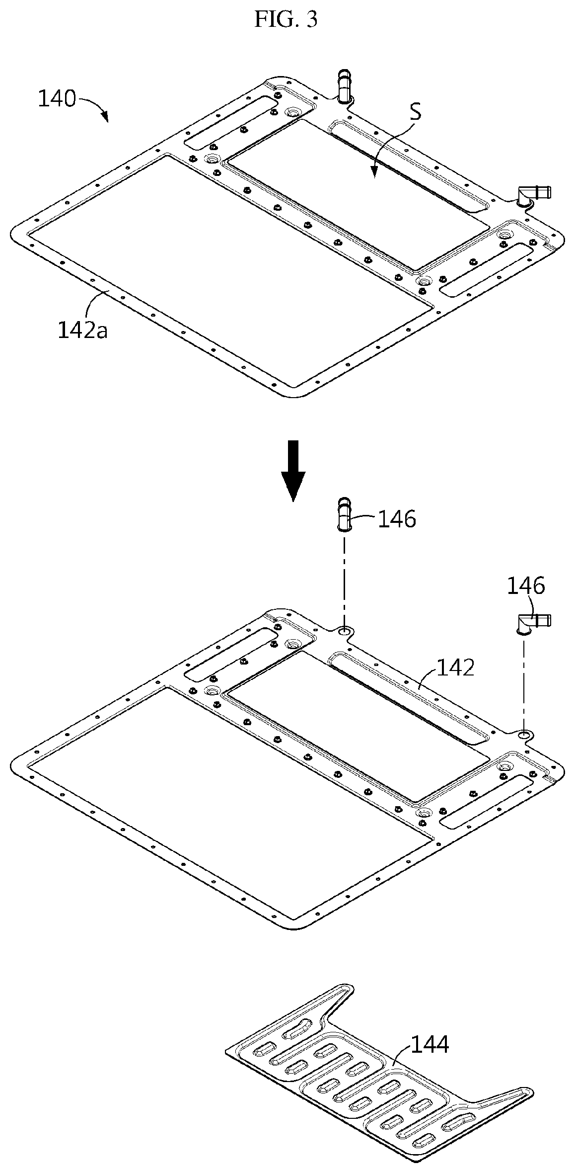 Patent US12592430 Figure 3 – Battery pack and vehicle comprising the same
