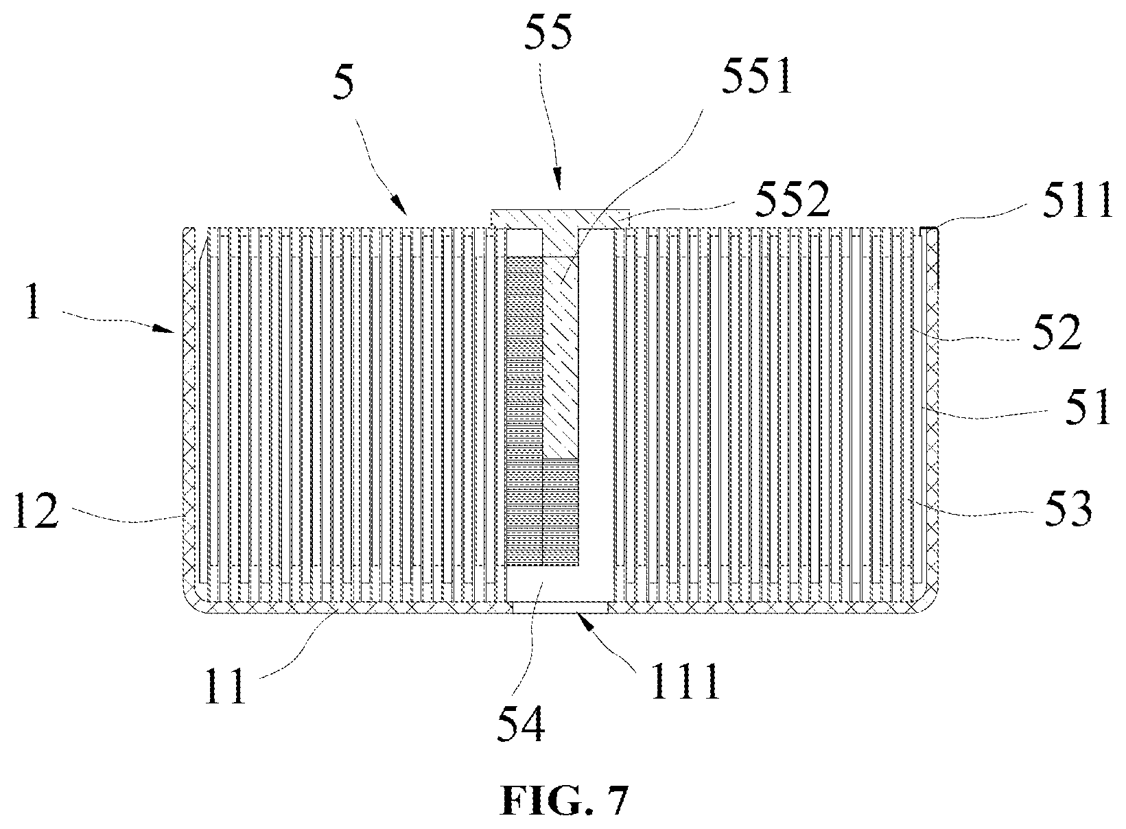 Patent US12592438 Figure 4 – Electronic device and manufacturing method therefor