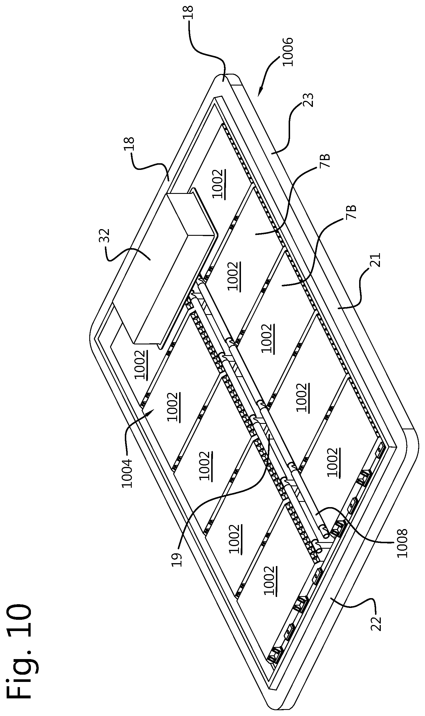 Patent US12592439 Figure 10 – Extruded thermolastic battery enclosure
