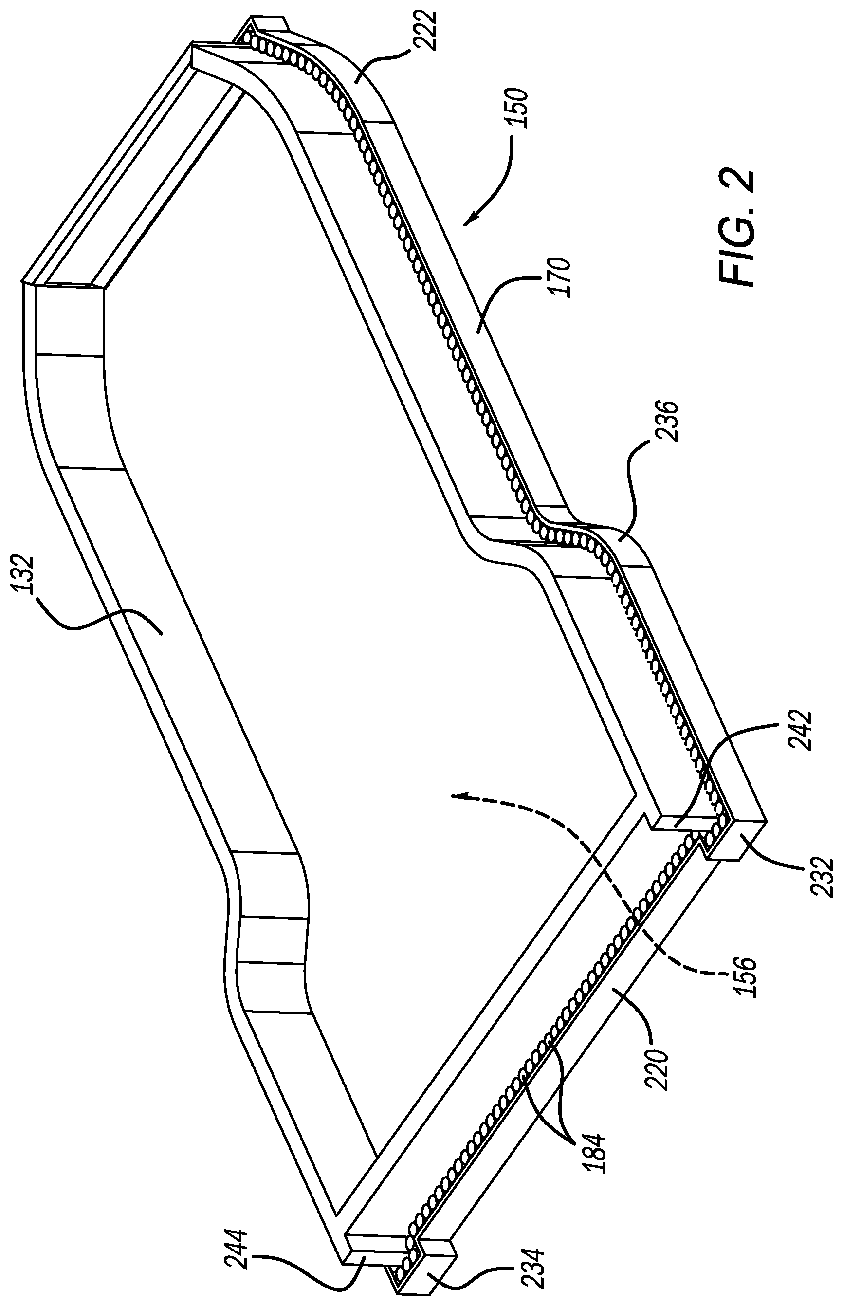 Patent US12592440 Figure 2 – Battery pack casing having crush resistance and thermal insulation for electrified vehicle