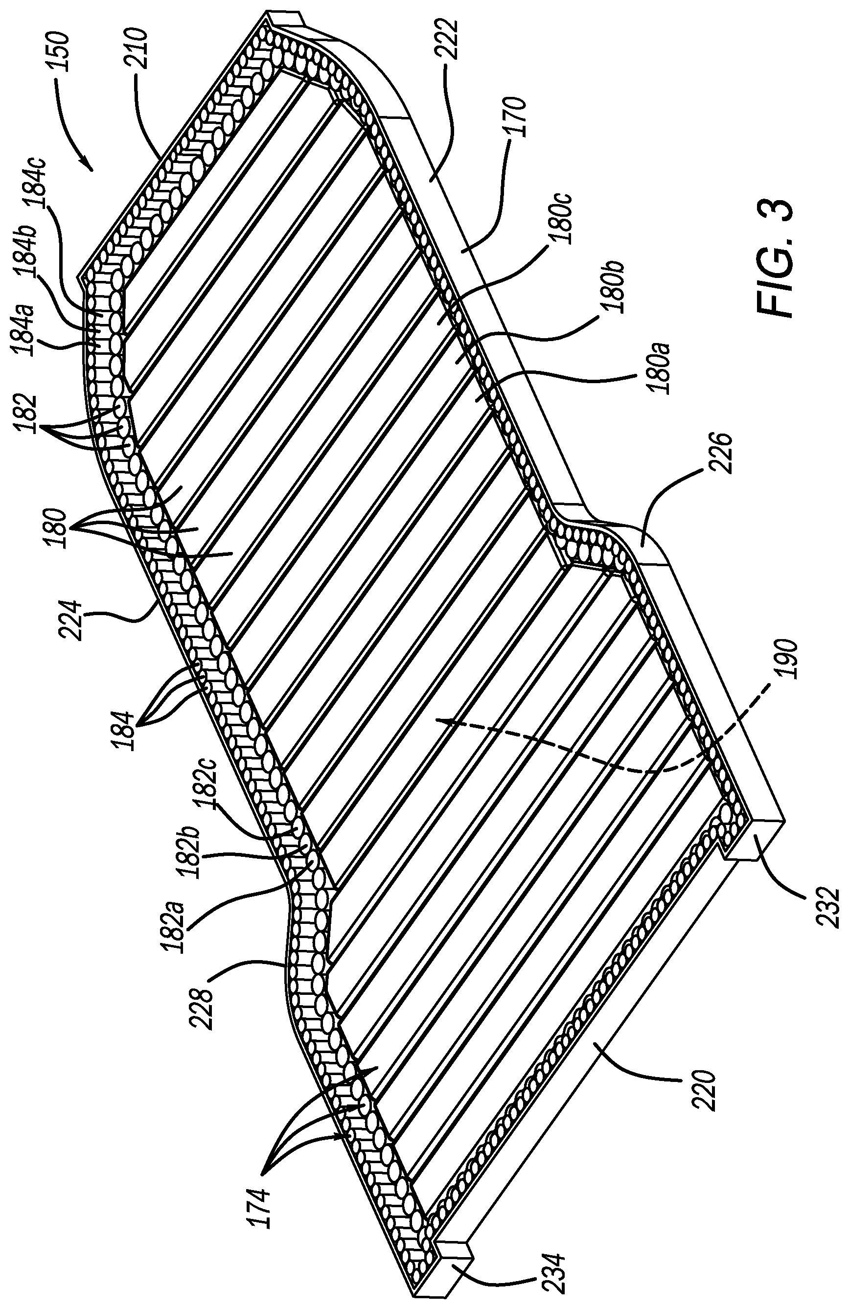 Patent US12592440 Figure 3 – Battery pack casing having crush resistance and thermal insulation for electrified vehicle