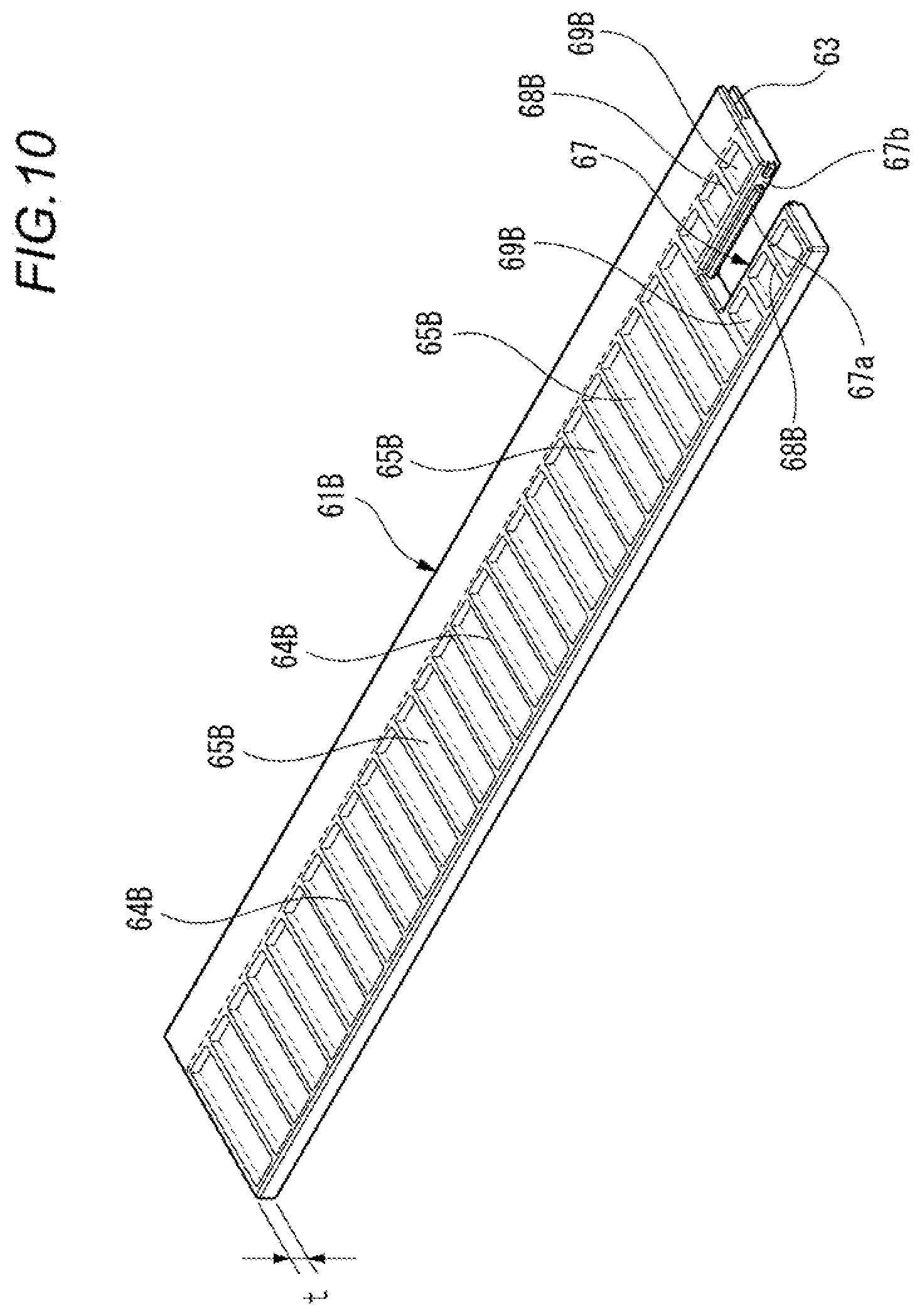 Patent US12592443 Figure 10 – Plate for battery stack and battery stack