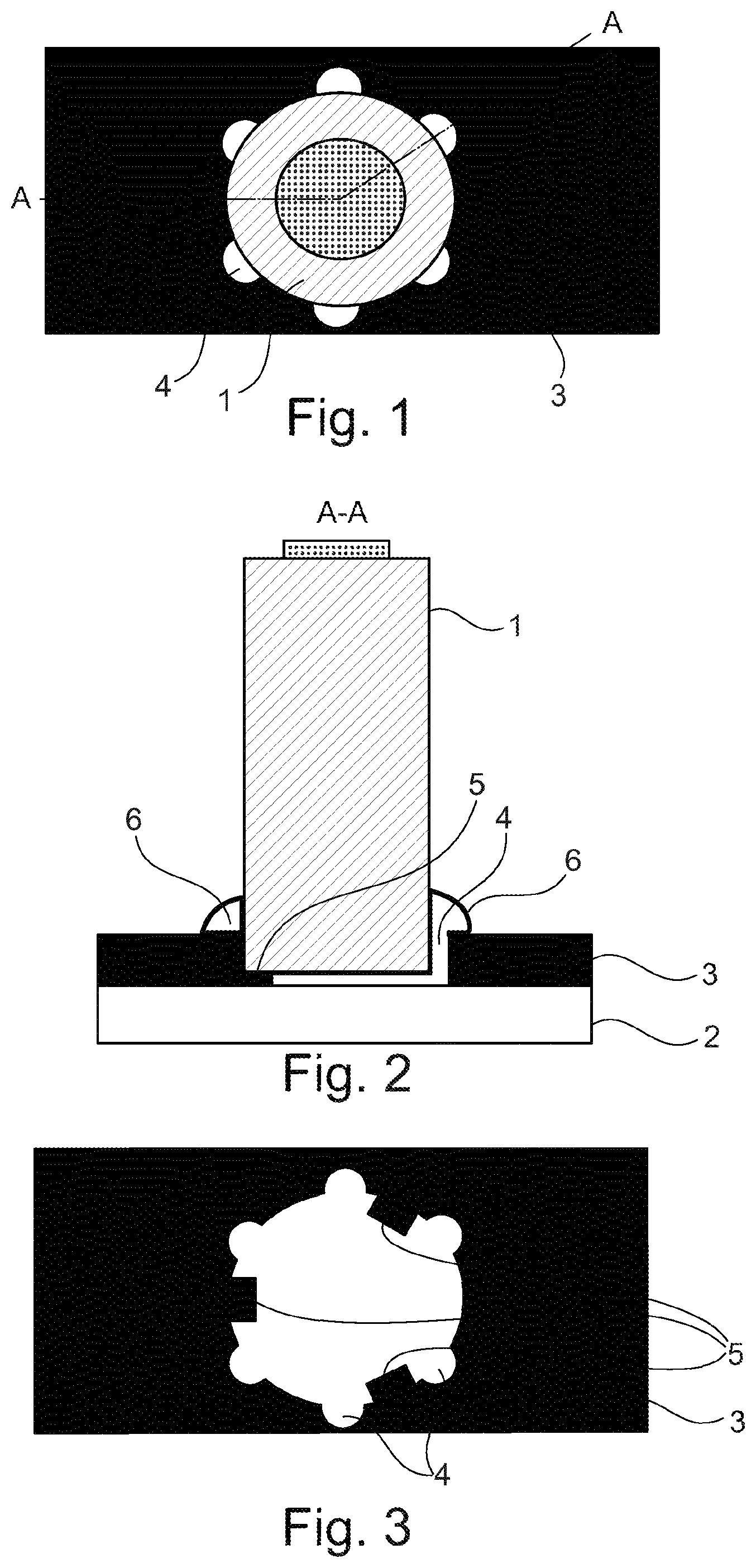 Patent US12592444 Figure 1 – Holding device for battery cells