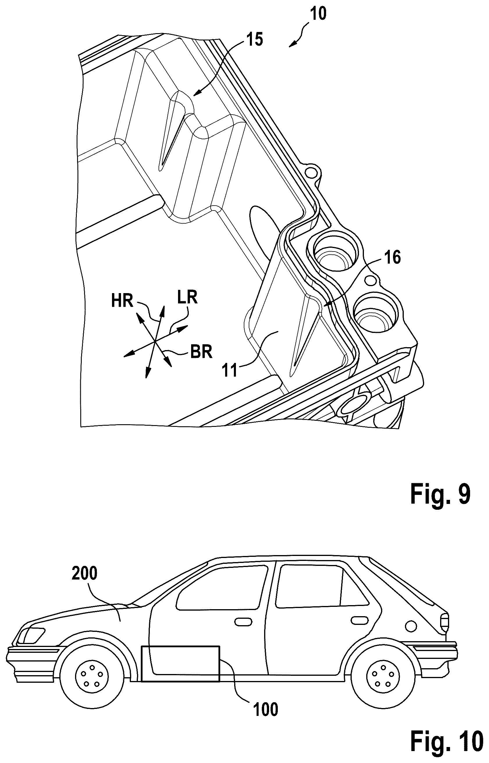 Patent US12592445 Figure 5 – Electrochemical energy storage system, vehicle, method for fixing and positioning a component, and pair of wedge bodies