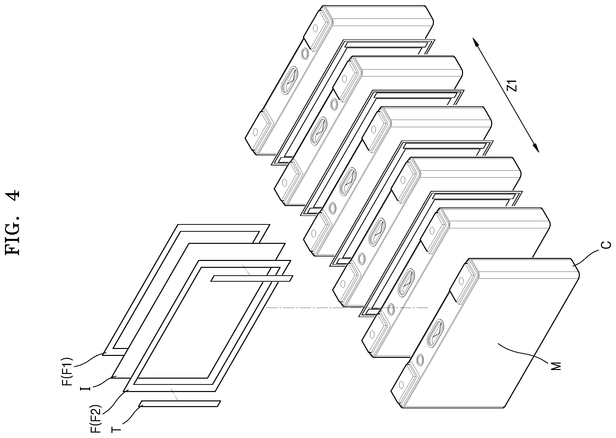Patent US12592446 Figure 4 – Battery pack including heat insulating sheet and friction sheet