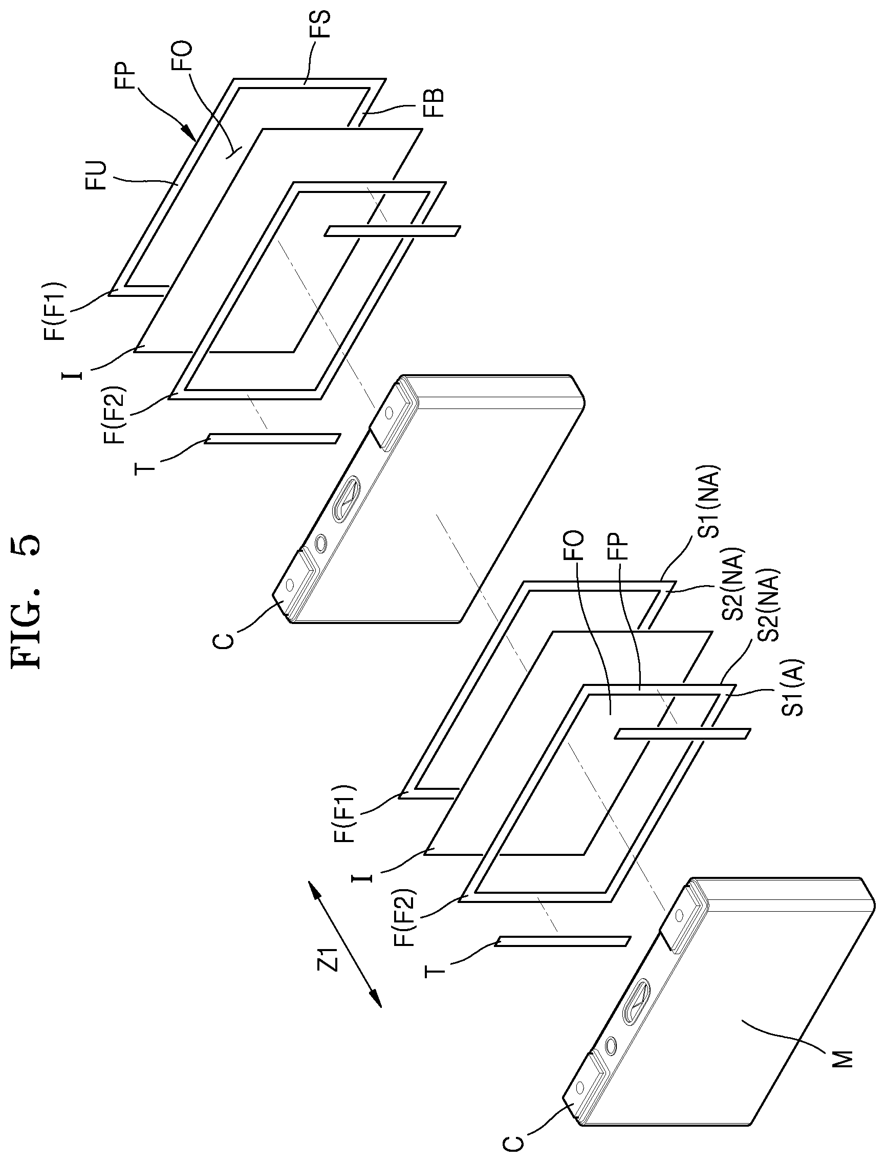 Patent US12592446 Figure 5 – Battery pack including heat insulating sheet and friction sheet