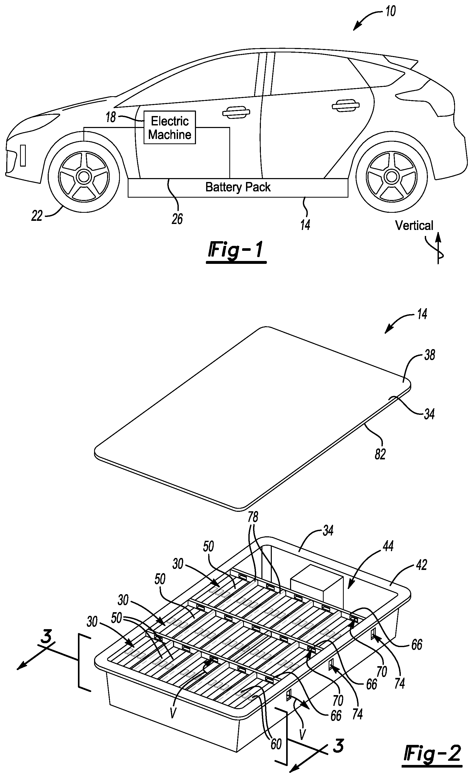 Patent US12592447 — Partitioned traction battery pack and battery pack partitioning method — Figure 1