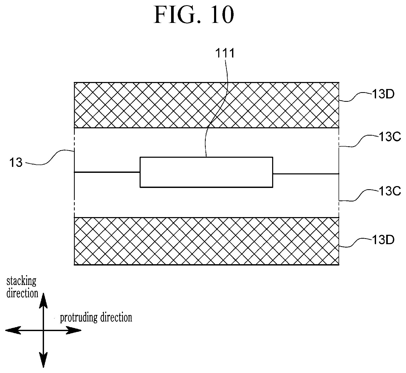 Patent US12592454 Figure 10 – All-solid-state rechargeable battery, stacked rechargeable all-solid-state battery, and manufacturing method thereof