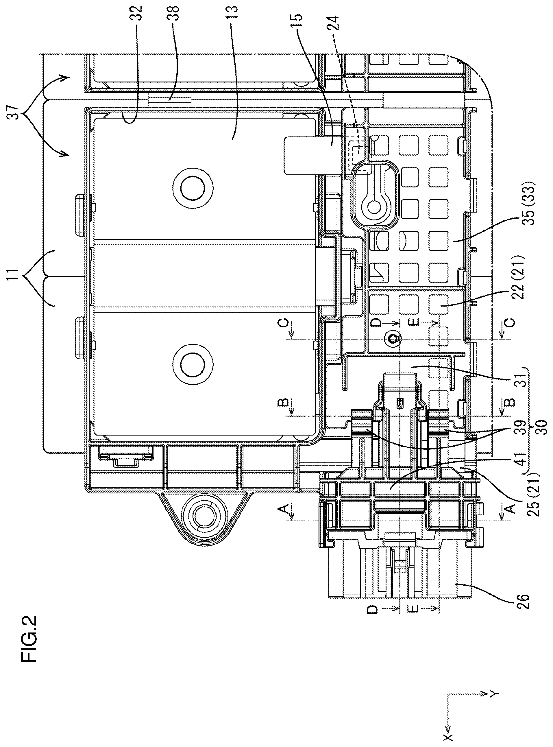 Patent US12592457 Figure 2 – Wiring module