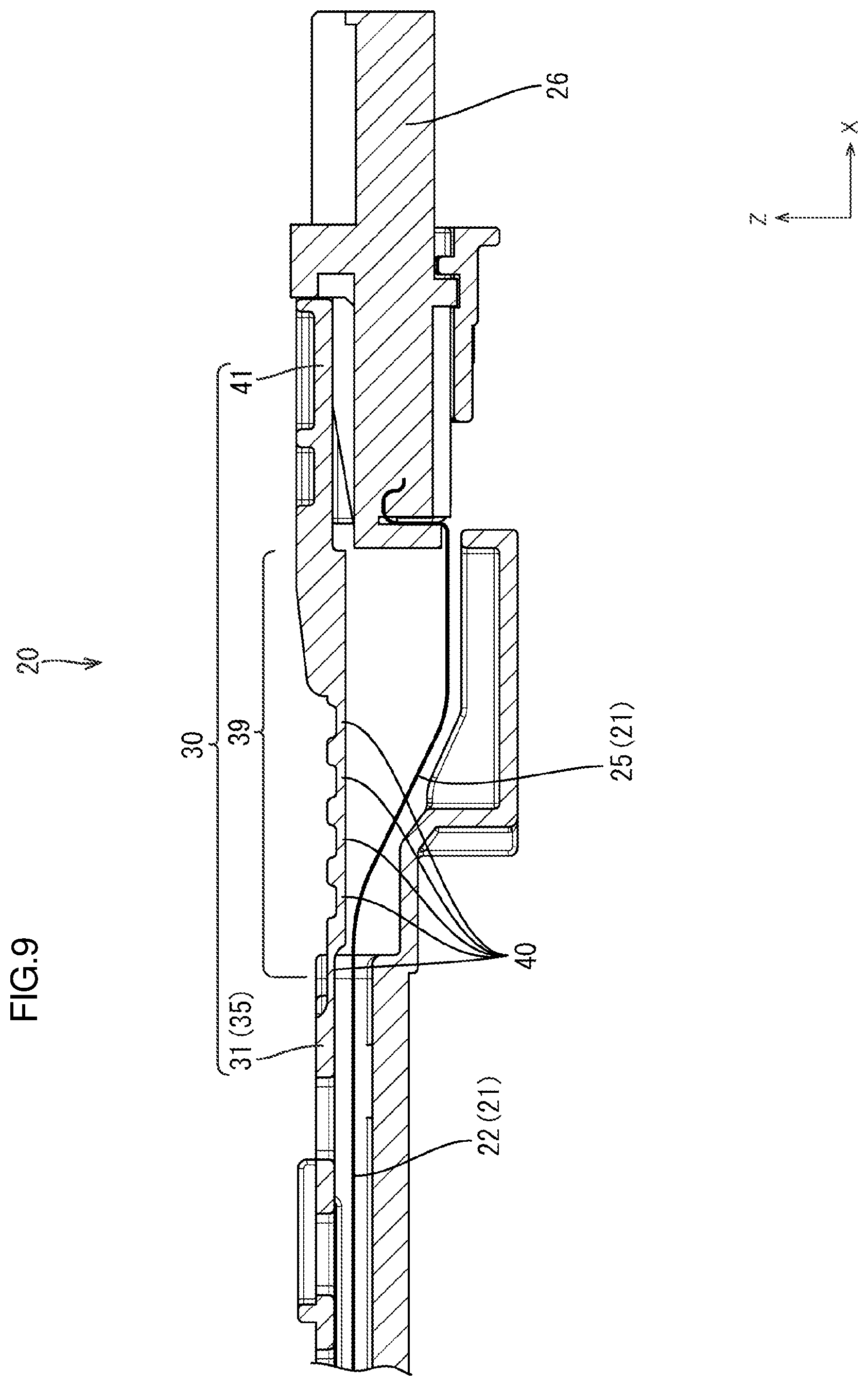 Patent US12592457 Figure 9 – Wiring module