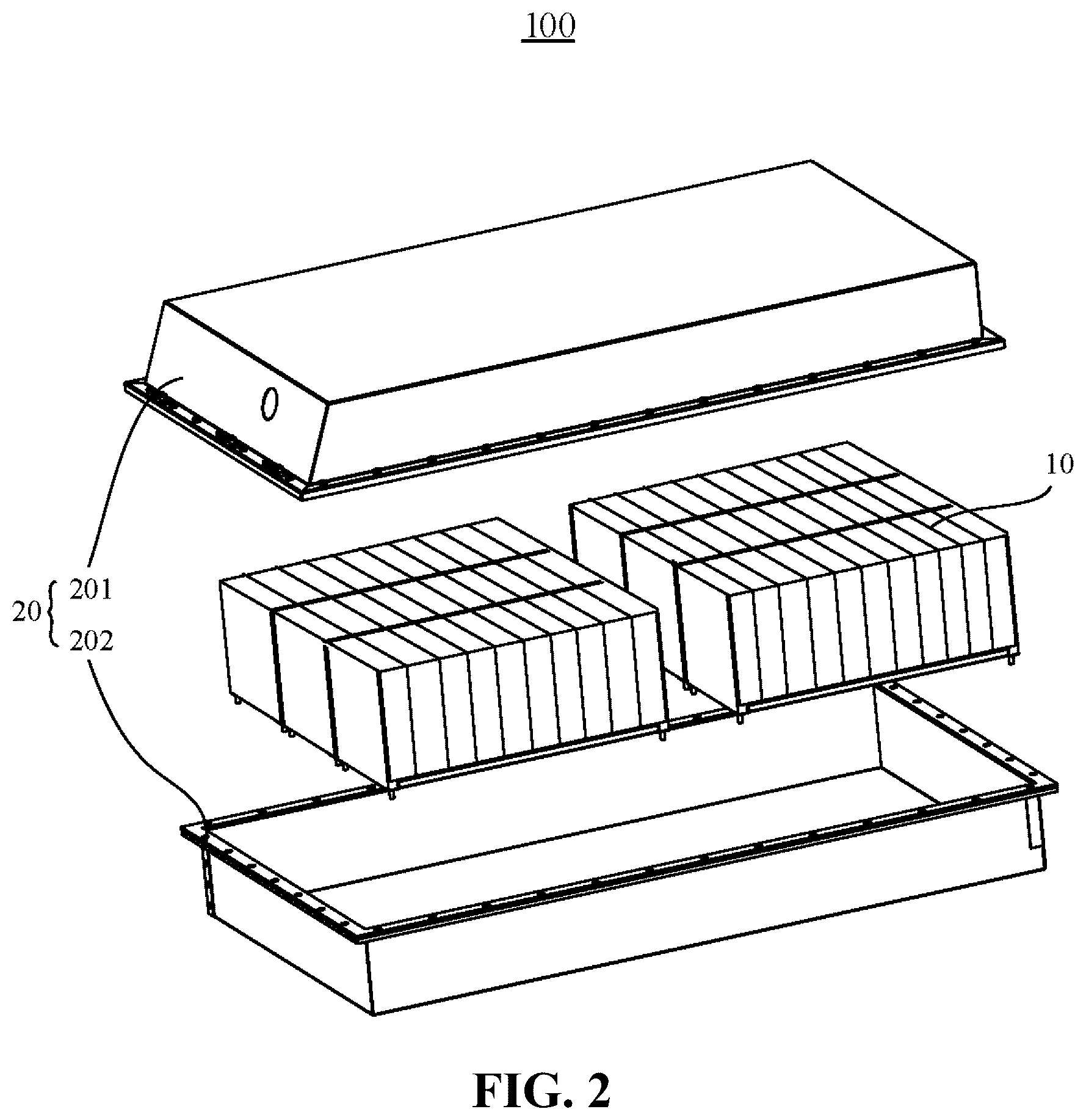 Patent US12592461 Figure 2 – End cover assembly, battery cell, battery, and electrical apparatus