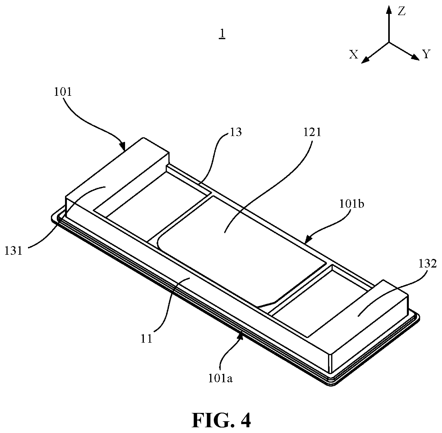 Patent US12592461 Figure 4 – End cover assembly, battery cell, battery, and electrical apparatus