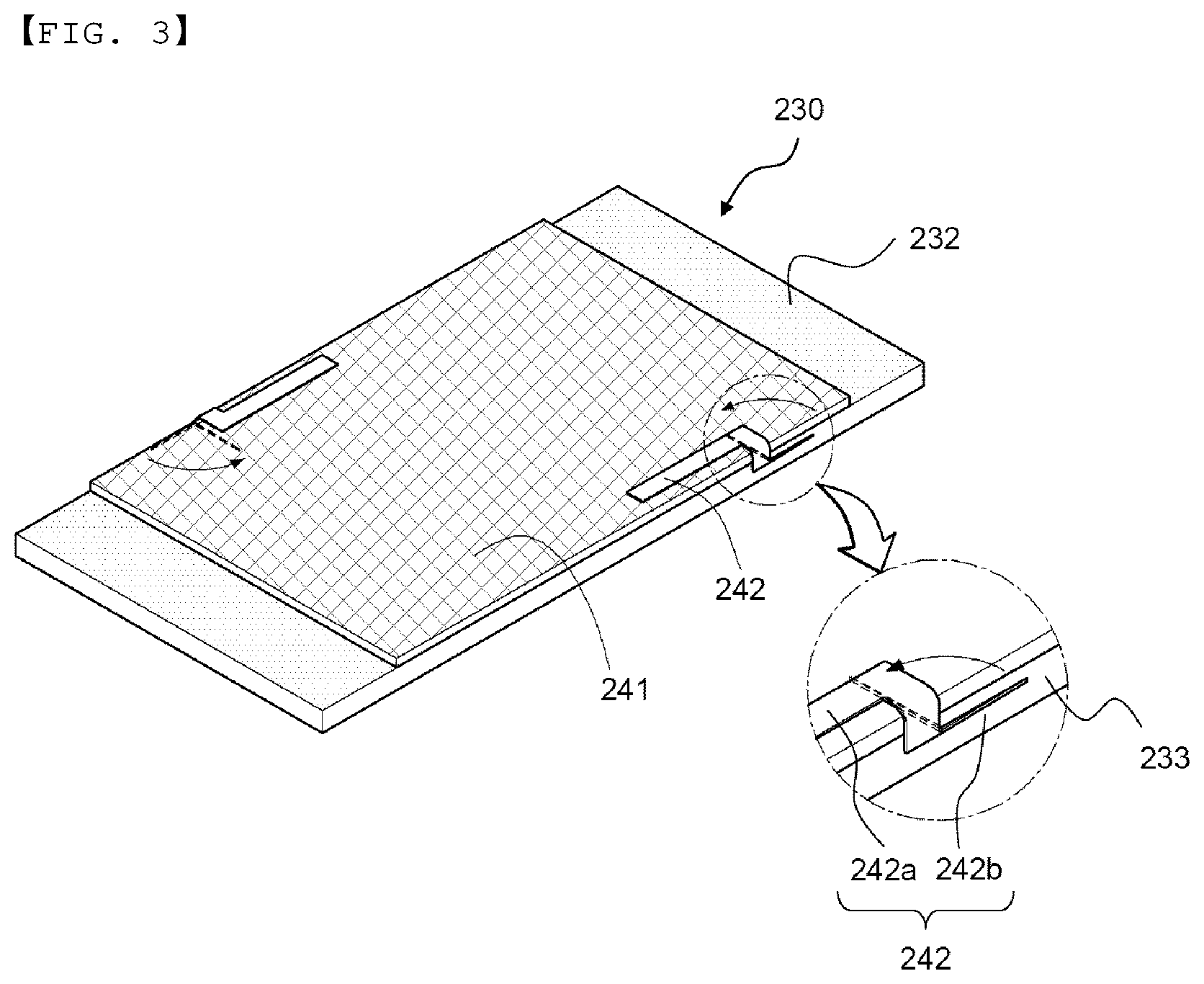 Patent US12592462 Figure 3 – Pouch-shaped battery cell configured such that replenishment of electrolytic solution is possible
