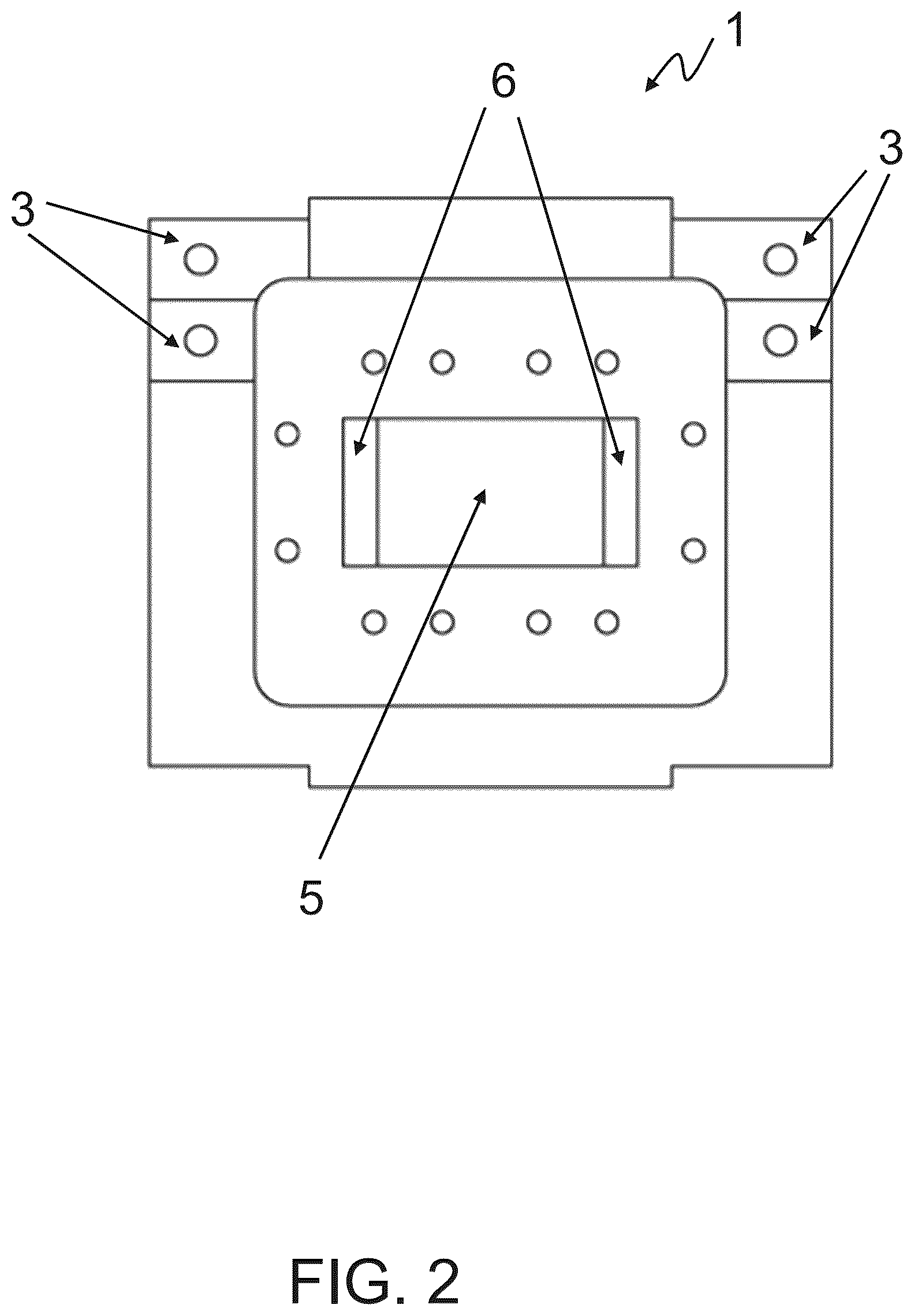 Patent US12592465 Figure 2 – Broadband microwave window assembly