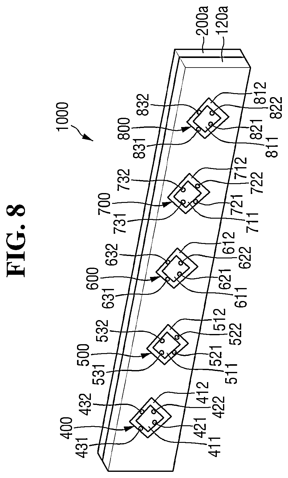 Patent US12592472 Figure 8 – Electronic device