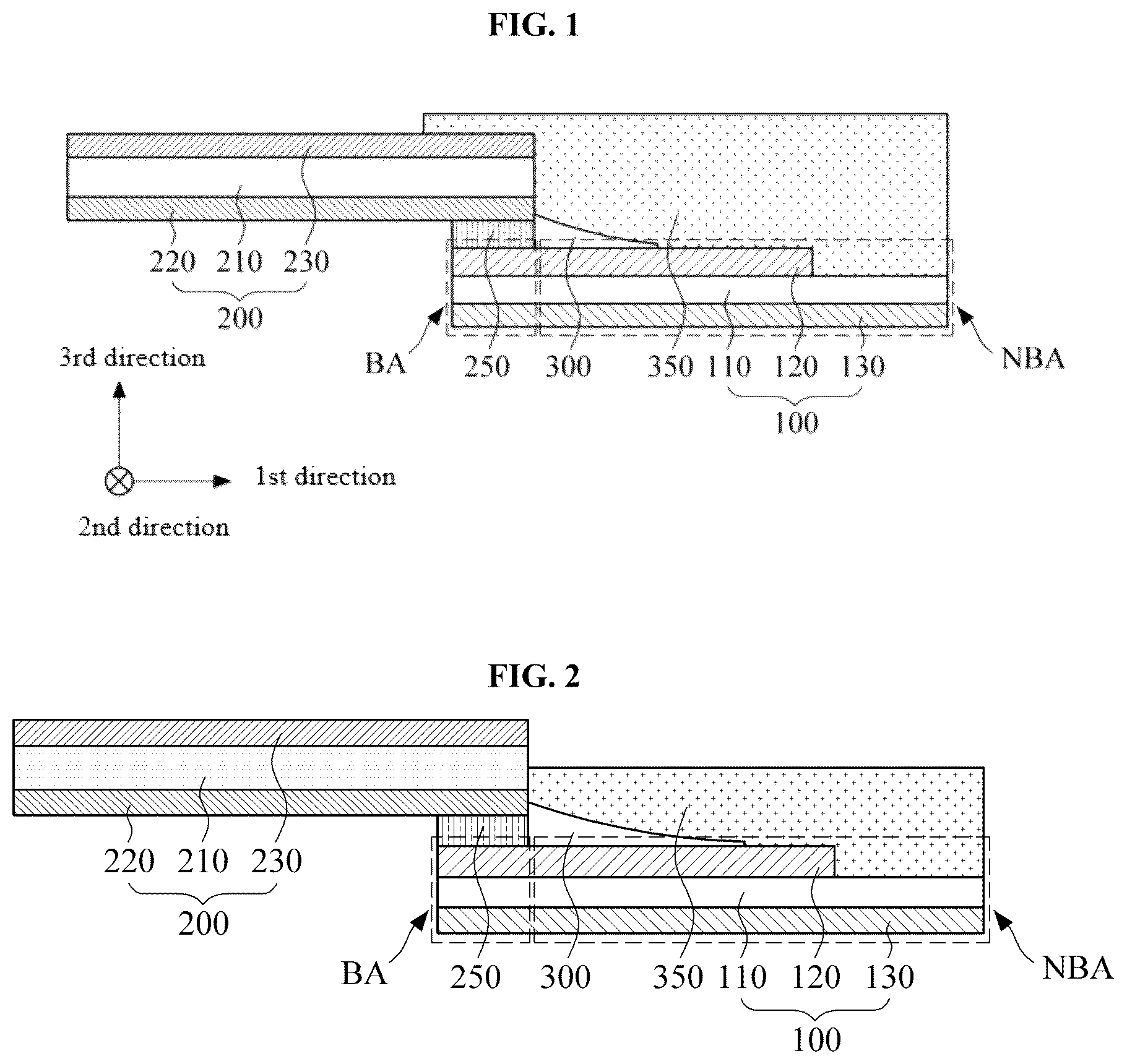 Patent US12592475 Figure 1 – Antenna structure and display device including the same