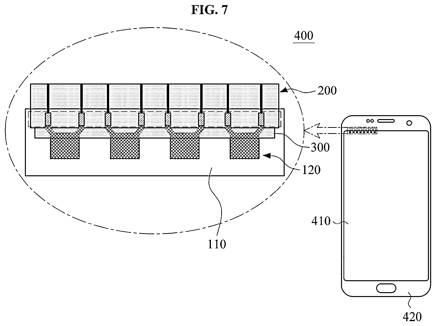 Patent US12592475 Figure 4 – Antenna structure and display device including the same