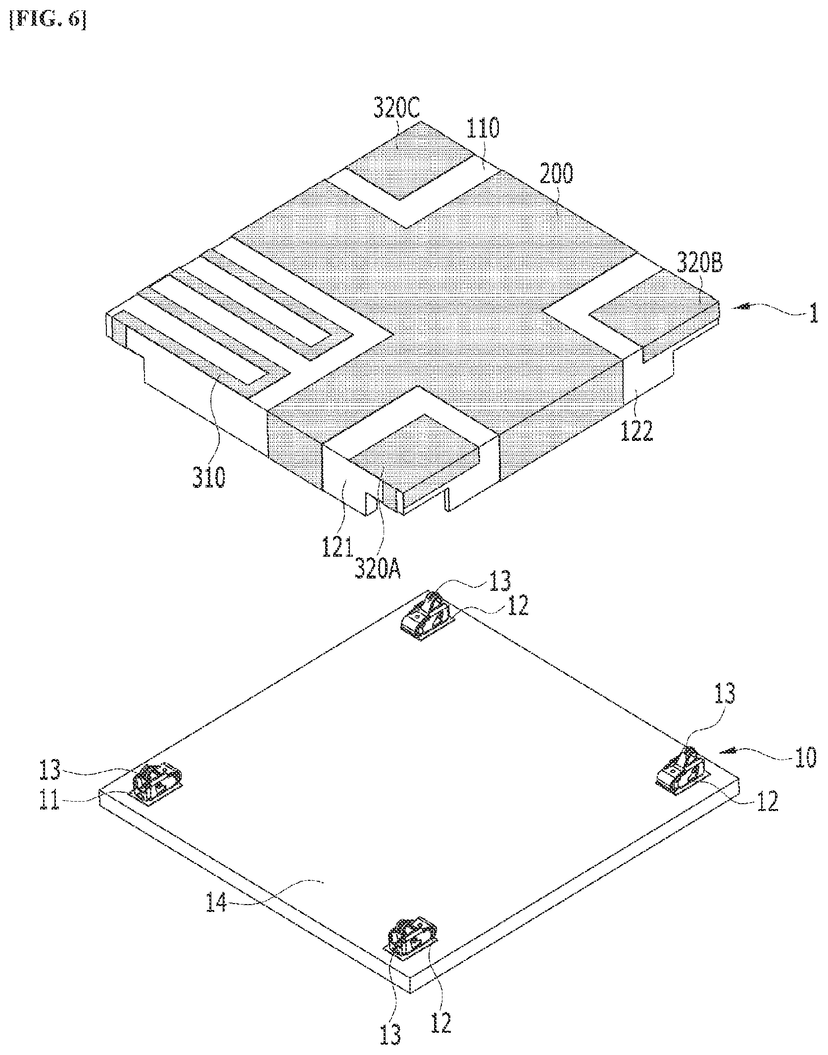 Patent US12592483 Figure 6 – Shield can having antenna function and electronic module comprising same