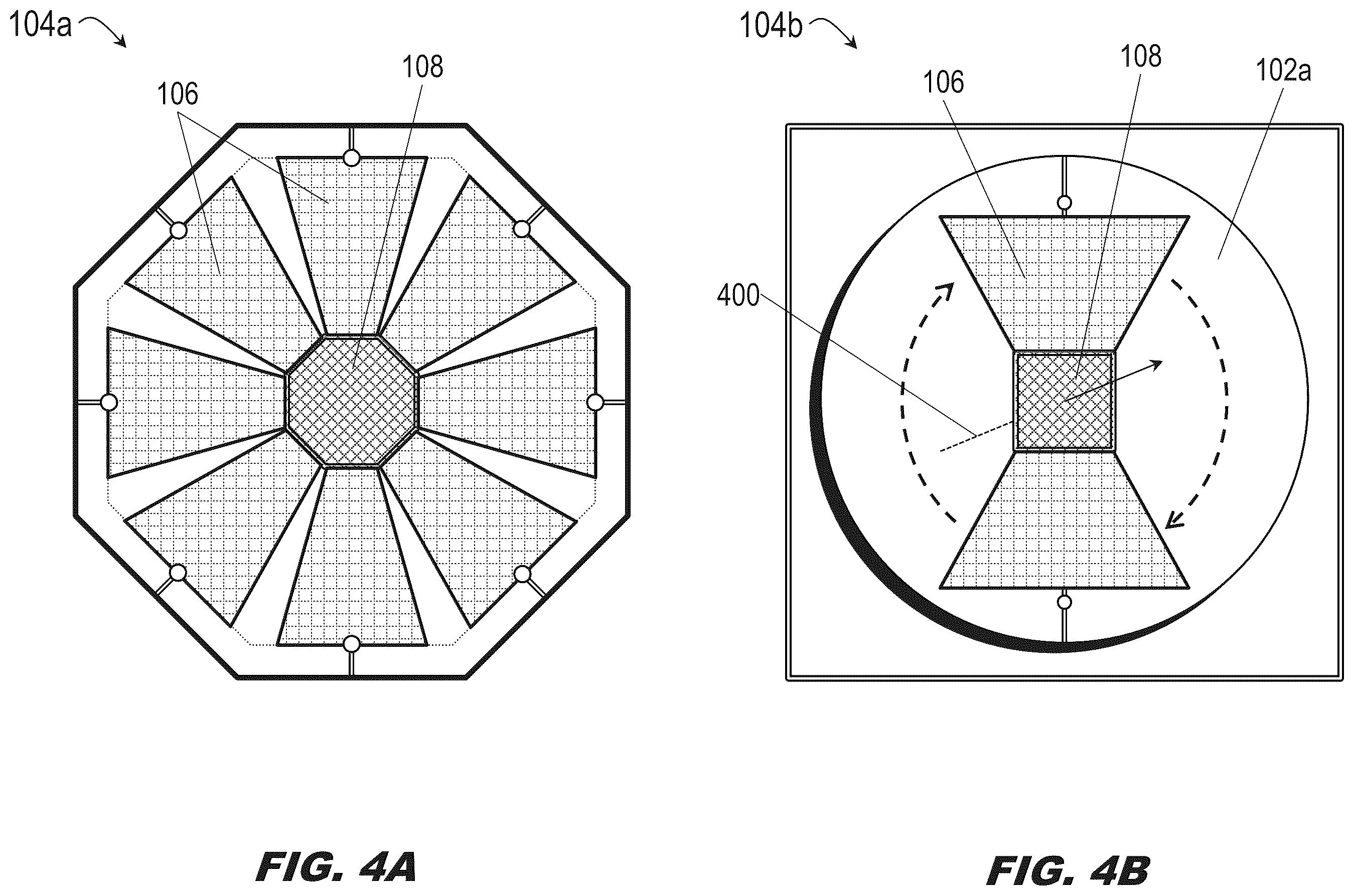 Patent US12592484 Figure 4 – Rapid-deployment hemispherical active electronically scanned array (AESA) for mobile satellite communication (satcom) operations