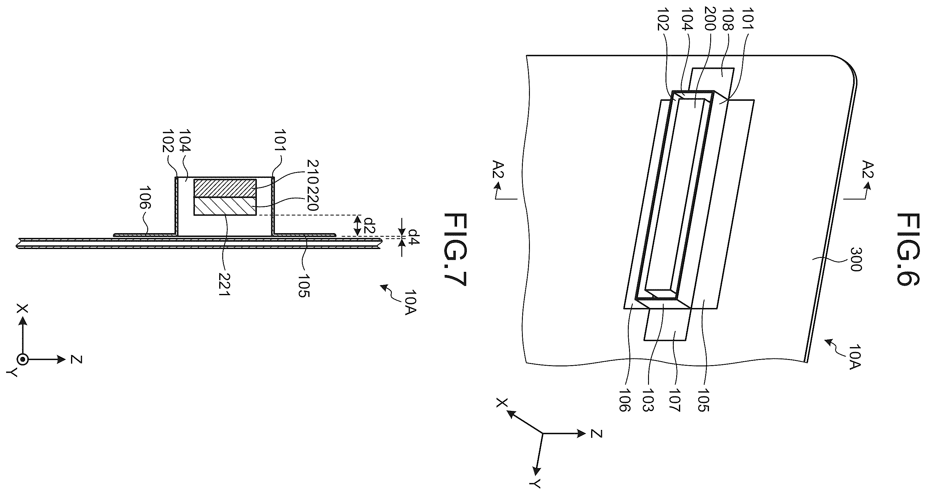 Patent US12592487 Figure 4 – Antenna device