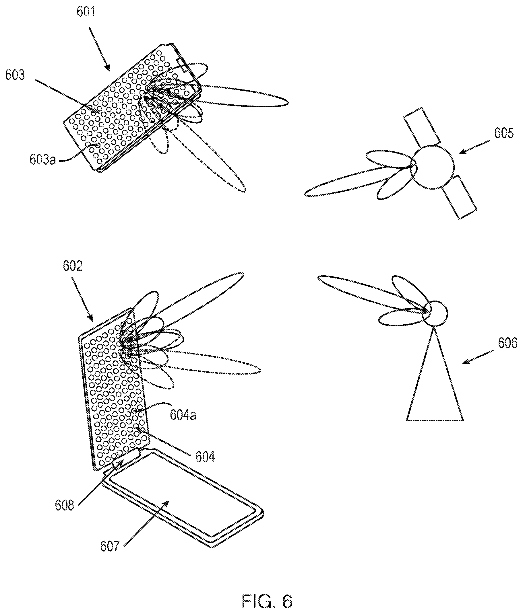 Patent US12592488 Figure 9 – Antenna array panel for use in mobile devices