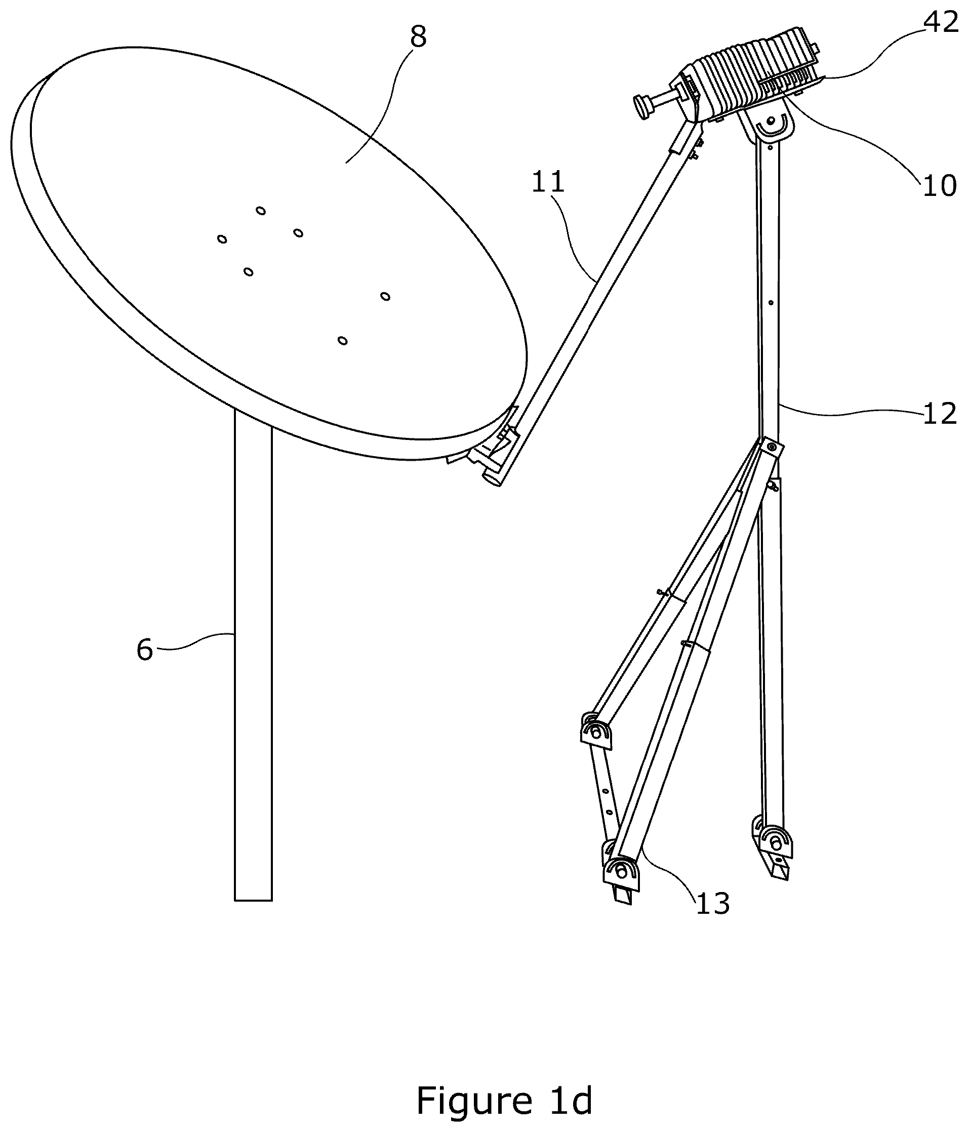 Patent US12592496 Figure 4 – Mounting system for use with an antenna assembly