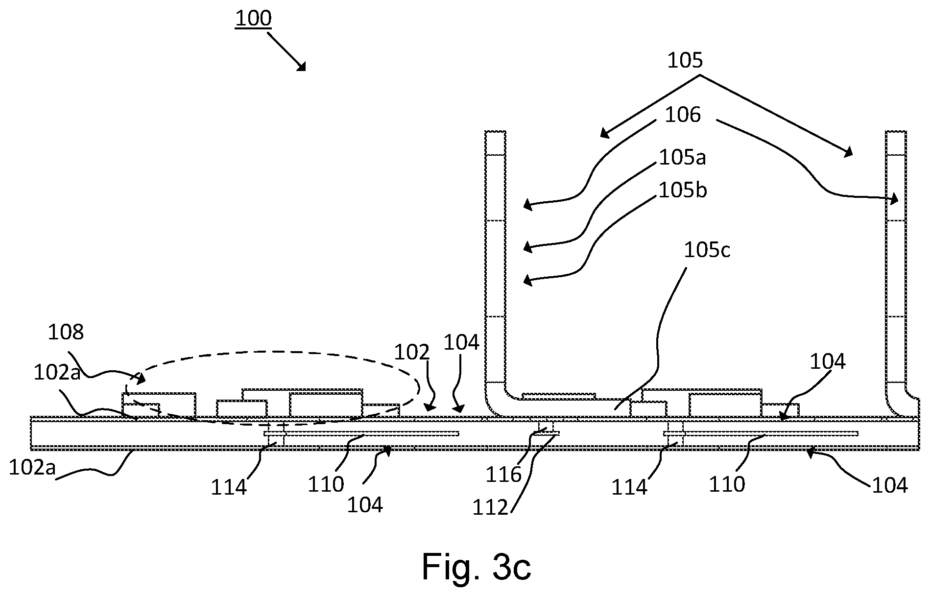 Patent US12592498 Figure 5 – Array antenna with dual polarization