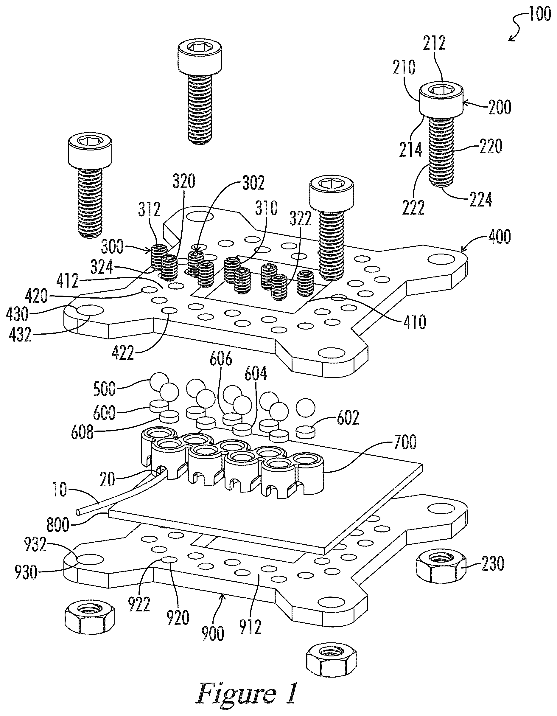 Patent US12592502 Figure 1 – Multiwire plate-enclosed ball-isolated single-substrate silicon-carbide-die package