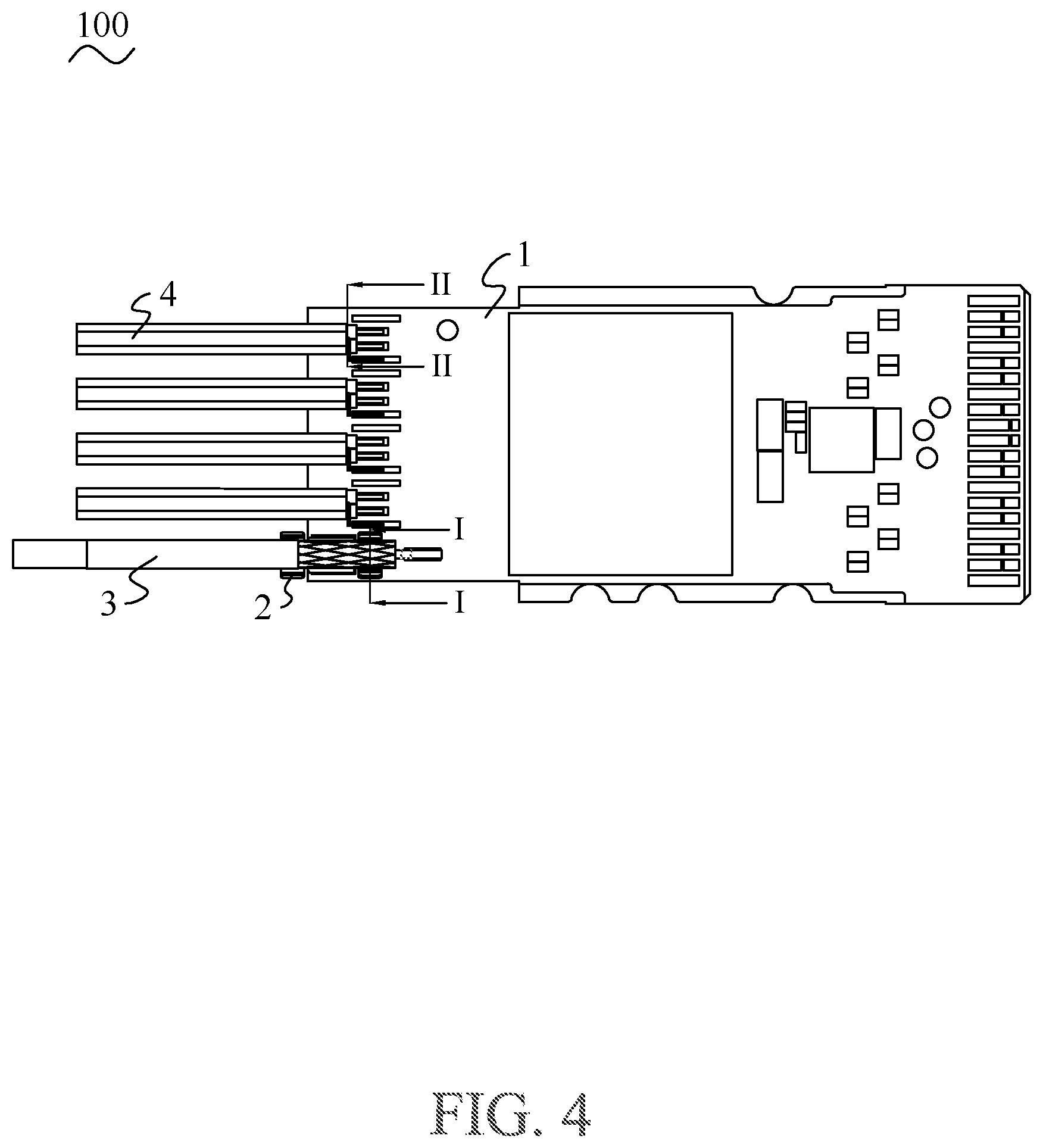 Patent US12592503 Figure 4 – Cable connector assembly