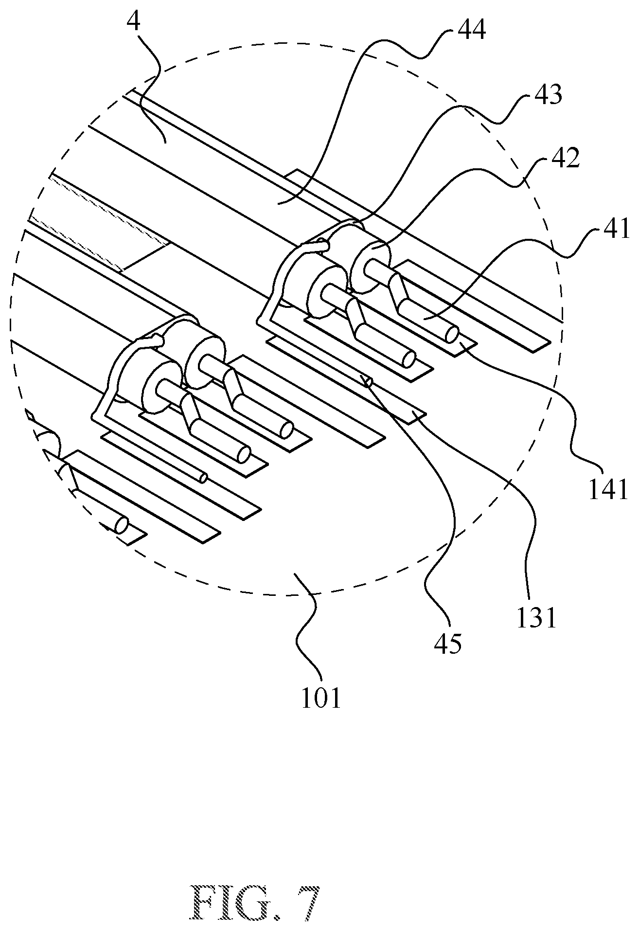 Patent US12592503 Figure 7 – Cable connector assembly