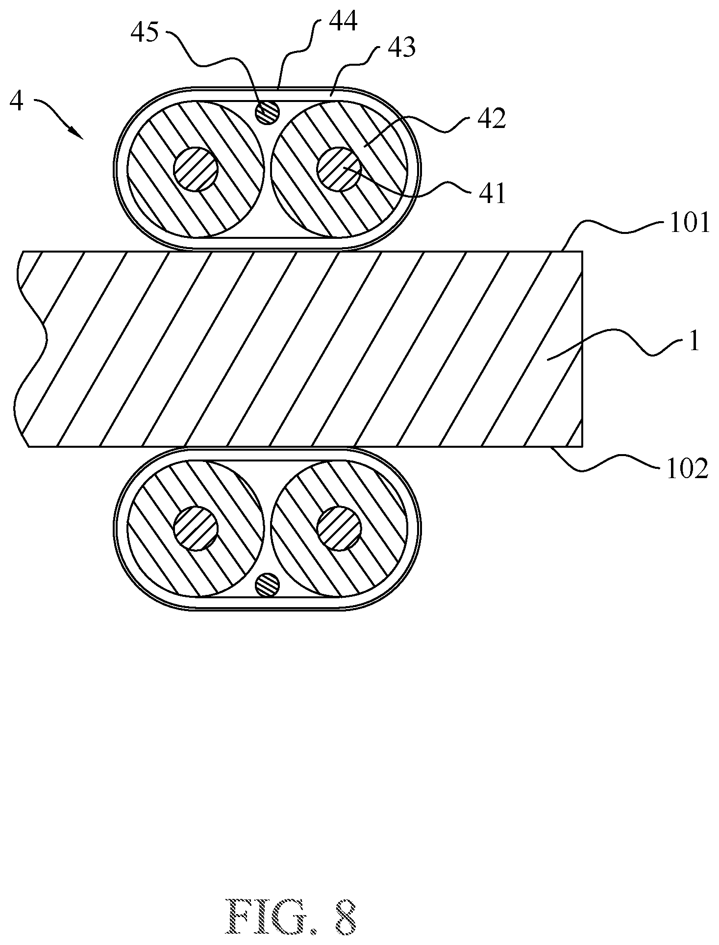 Patent US12592503 Figure 8 – Cable connector assembly