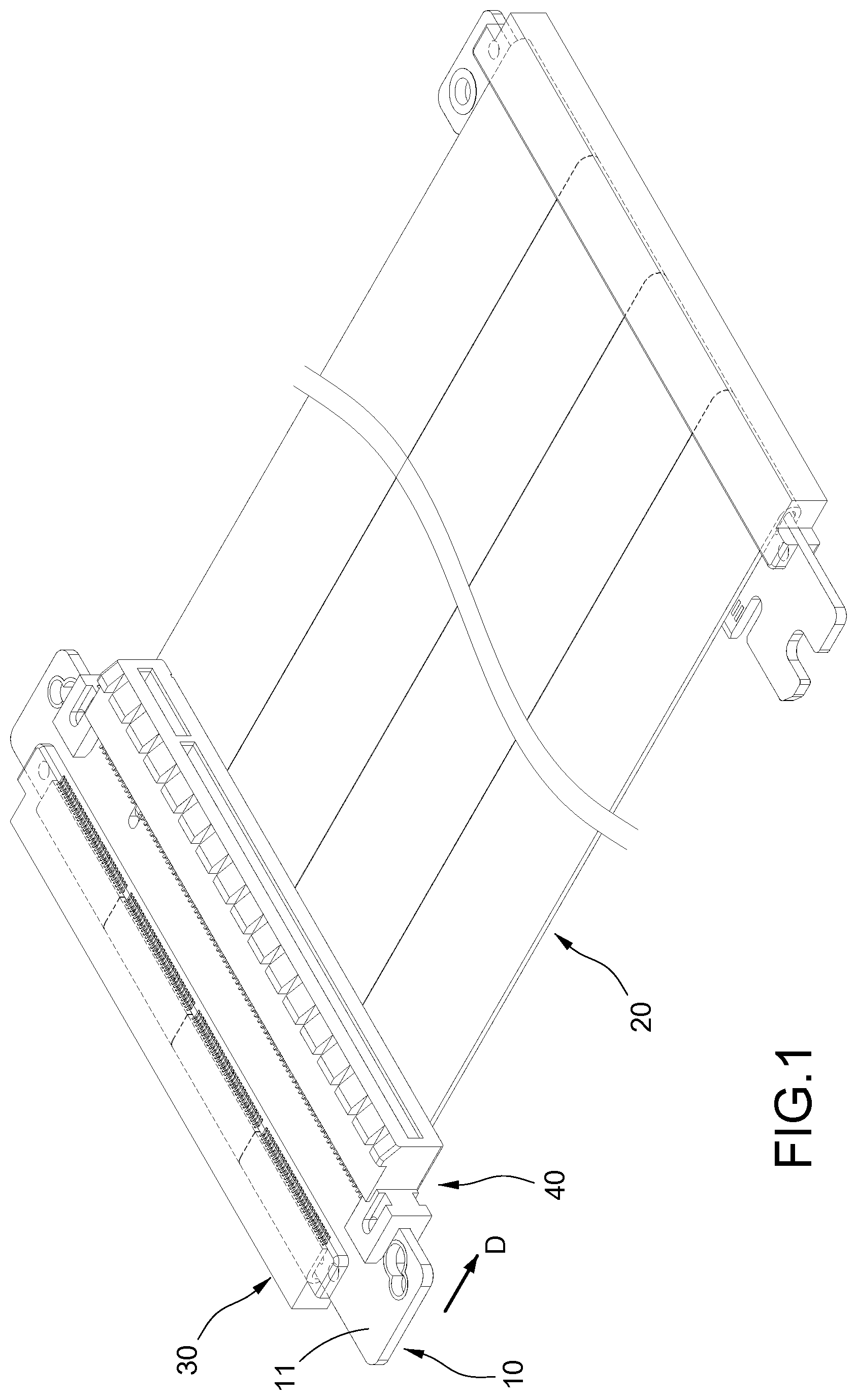 Patent US12592504 Figure 1 – Bus connection wire forward soldering structure