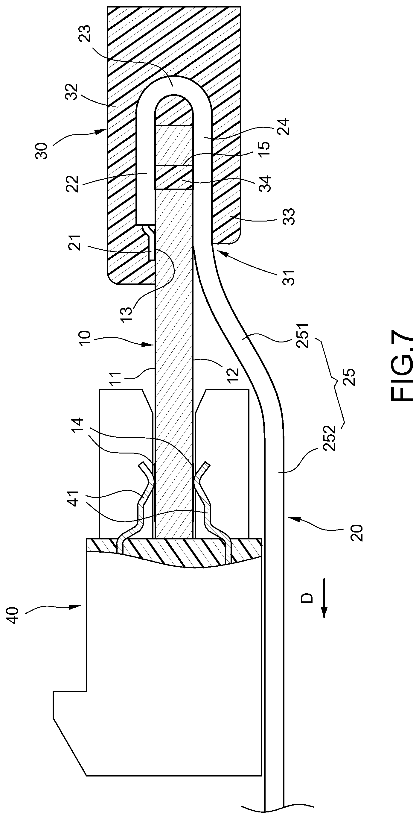 Patent US12592504 Figure 7 – Bus connection wire forward soldering structure
