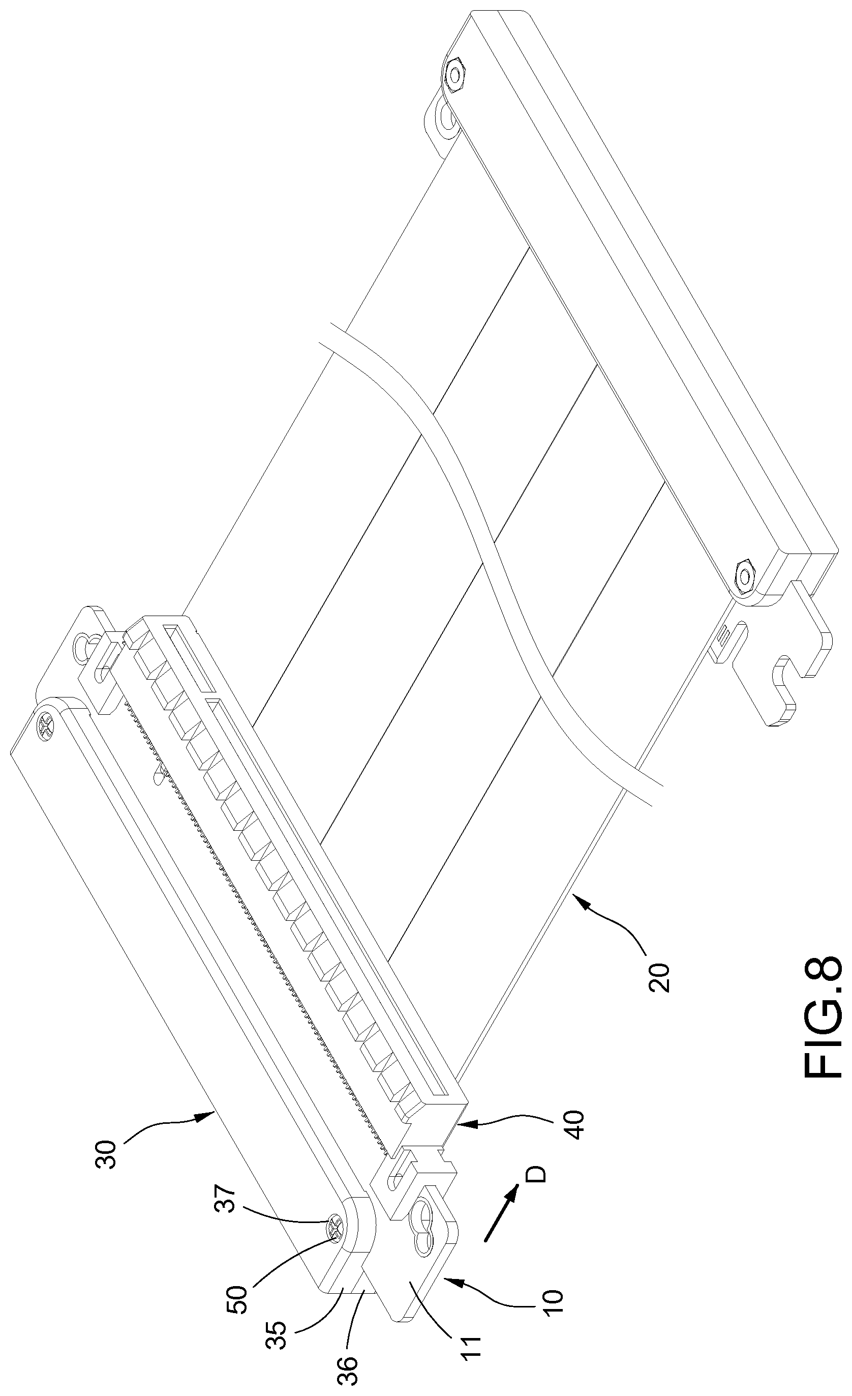 Patent US12592504 Figure 8 – Bus connection wire forward soldering structure