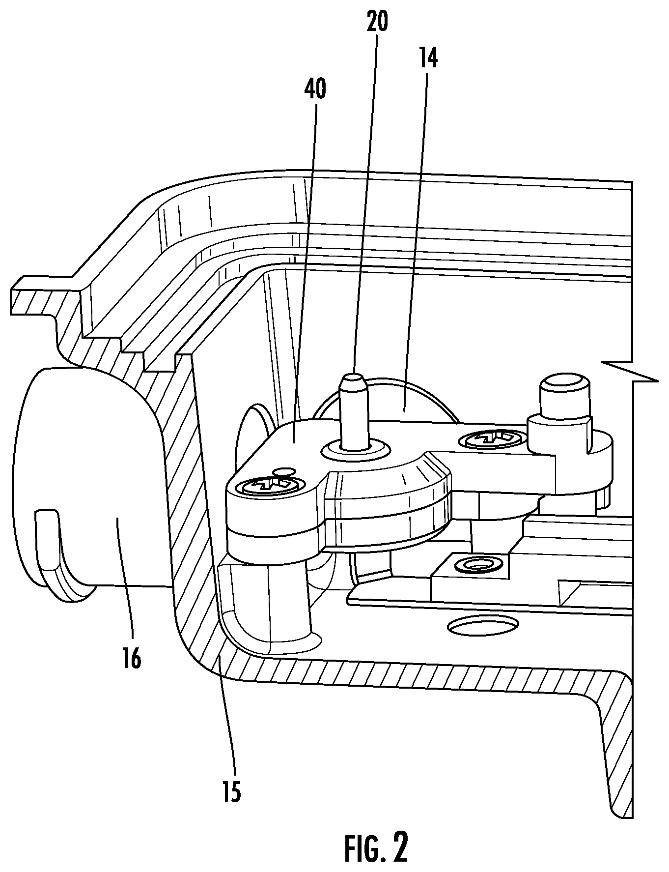 Patent US12592507 Figure 2 – High frequency receptacle for cable TV pin connector
