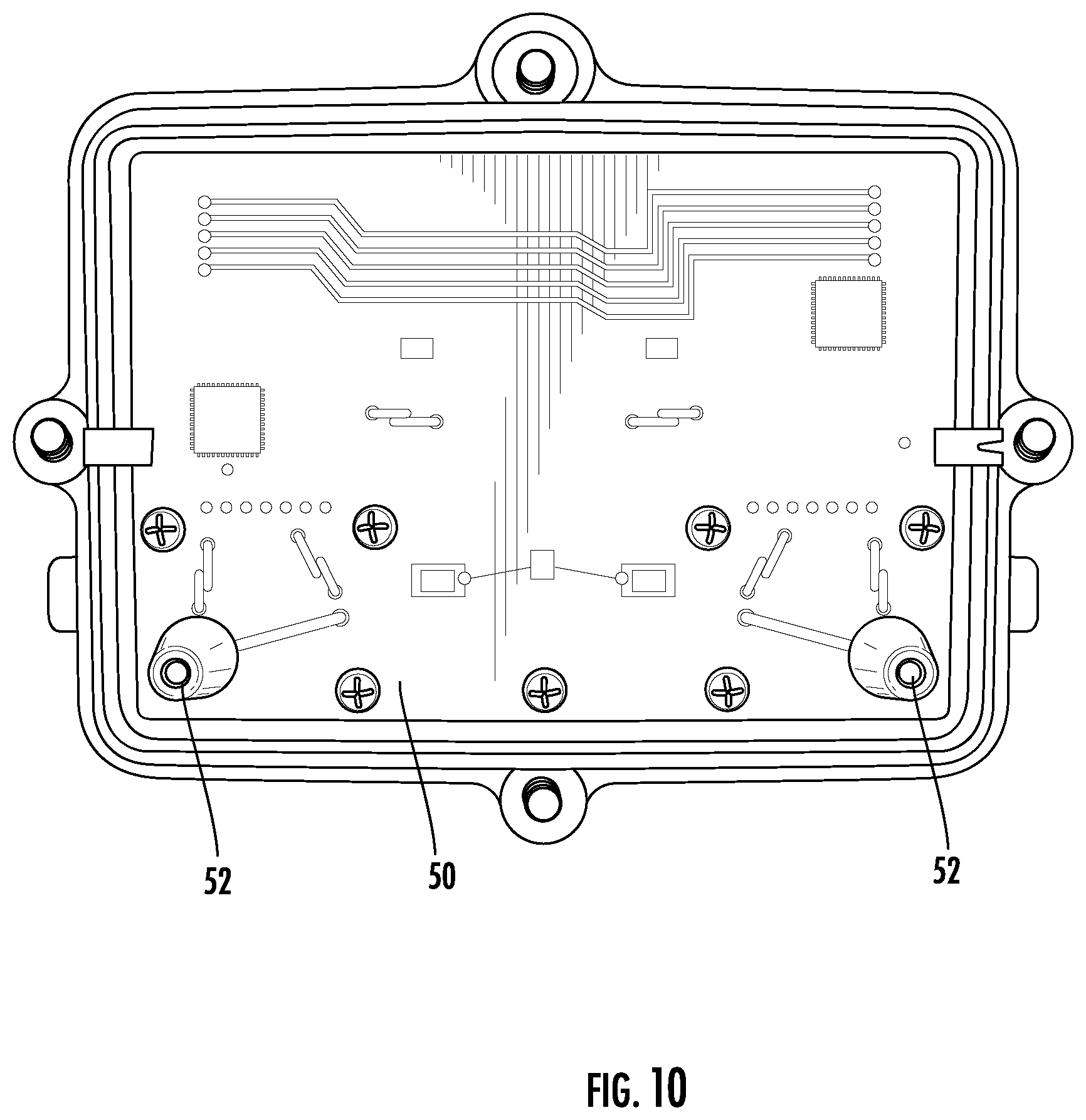 Patent US12592507 Figure 9 – High frequency receptacle for cable TV pin connector