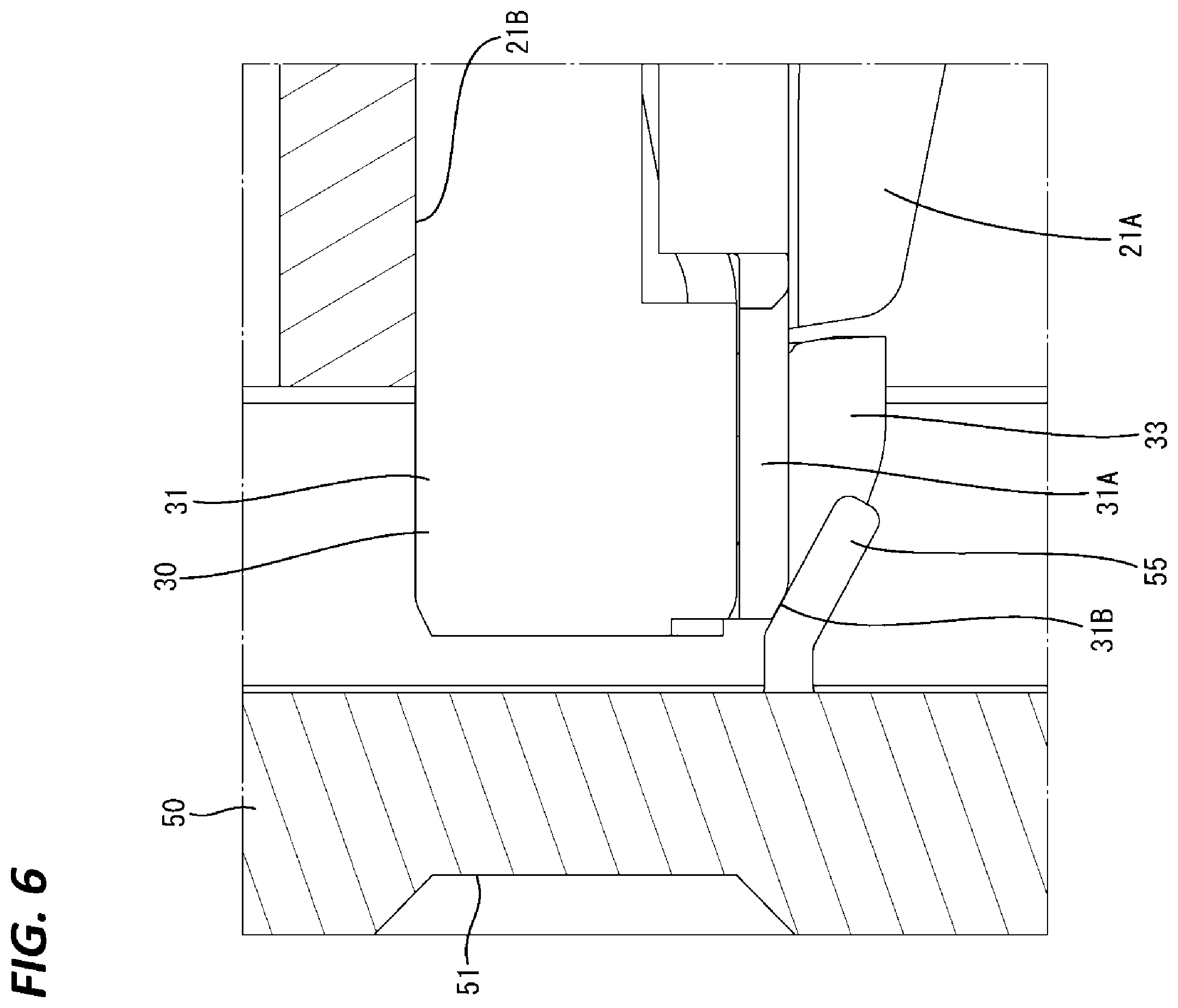 Patent US12592510 Figure 6 – Connector having resilent portion for pressing terminal fitting