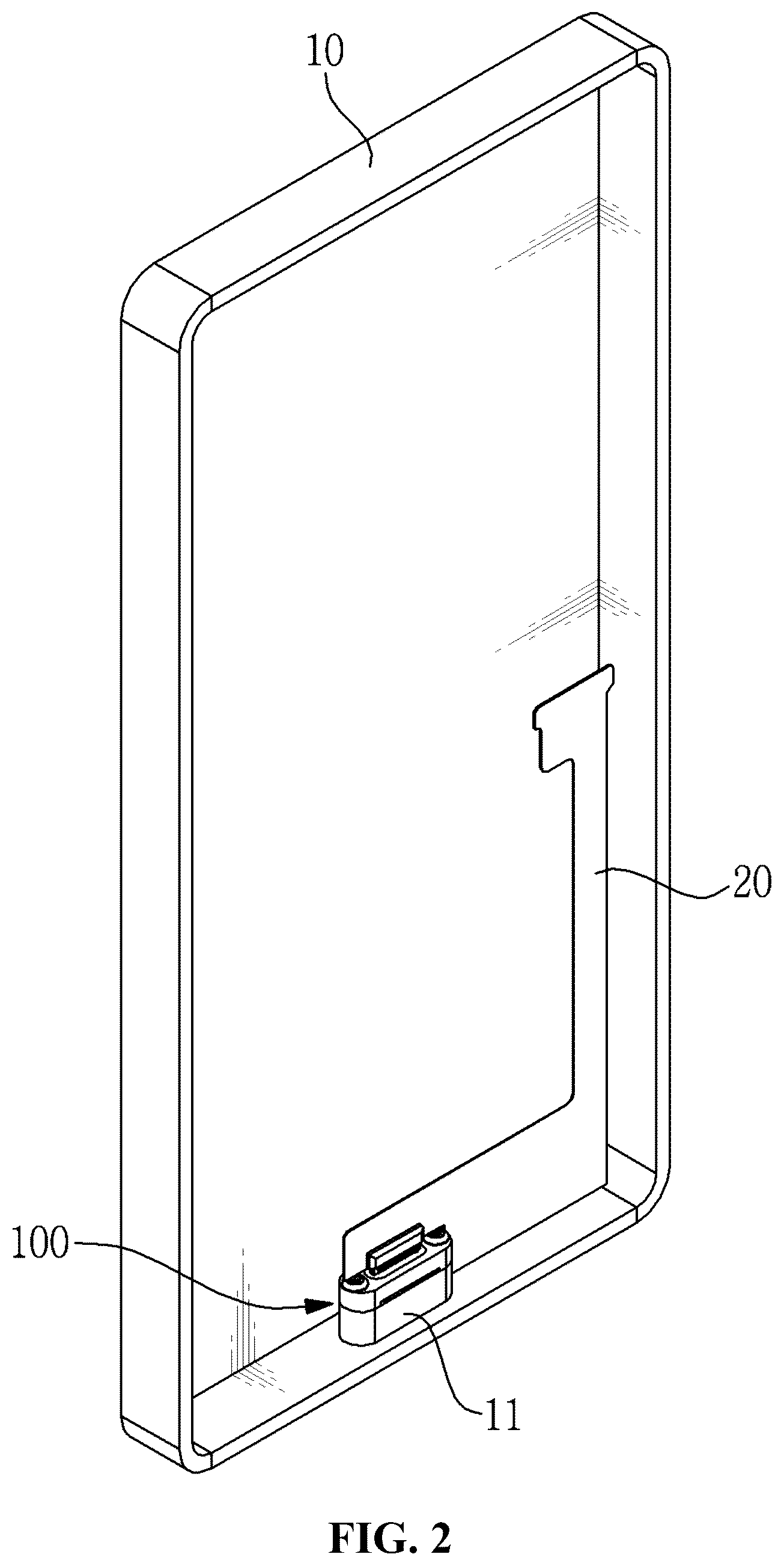 Patent US12592511 Figure 2 – Metal shell-less receptacle connector